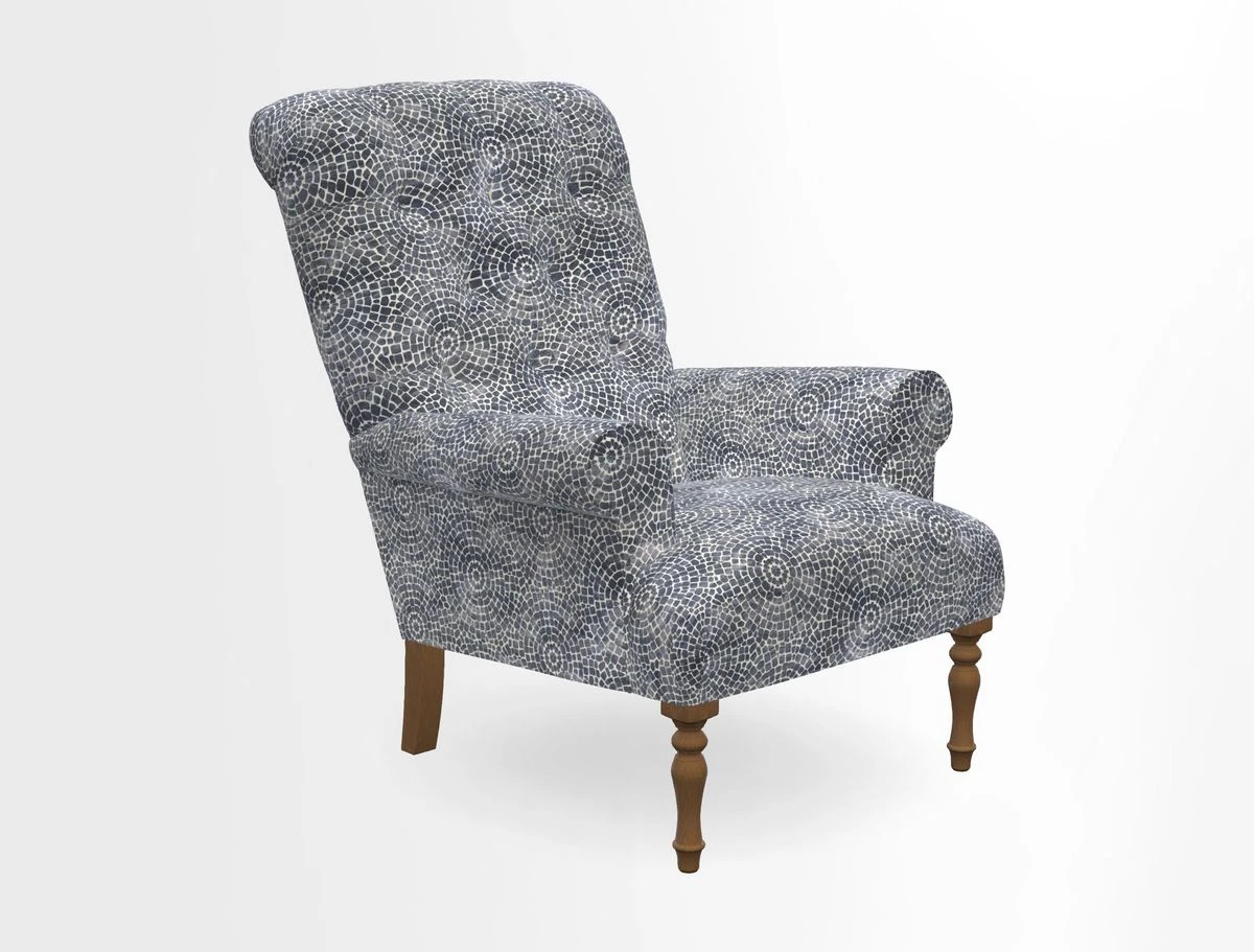 Chelsham Chair in Roxburgh Herringbone Paprika