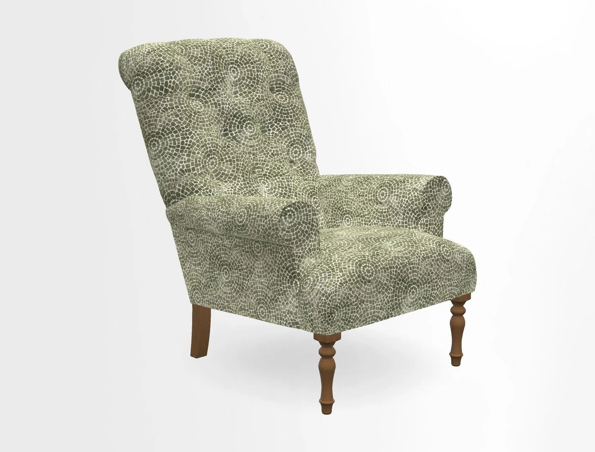 Chelsham Chair in Roxburgh Herringbone Paprika