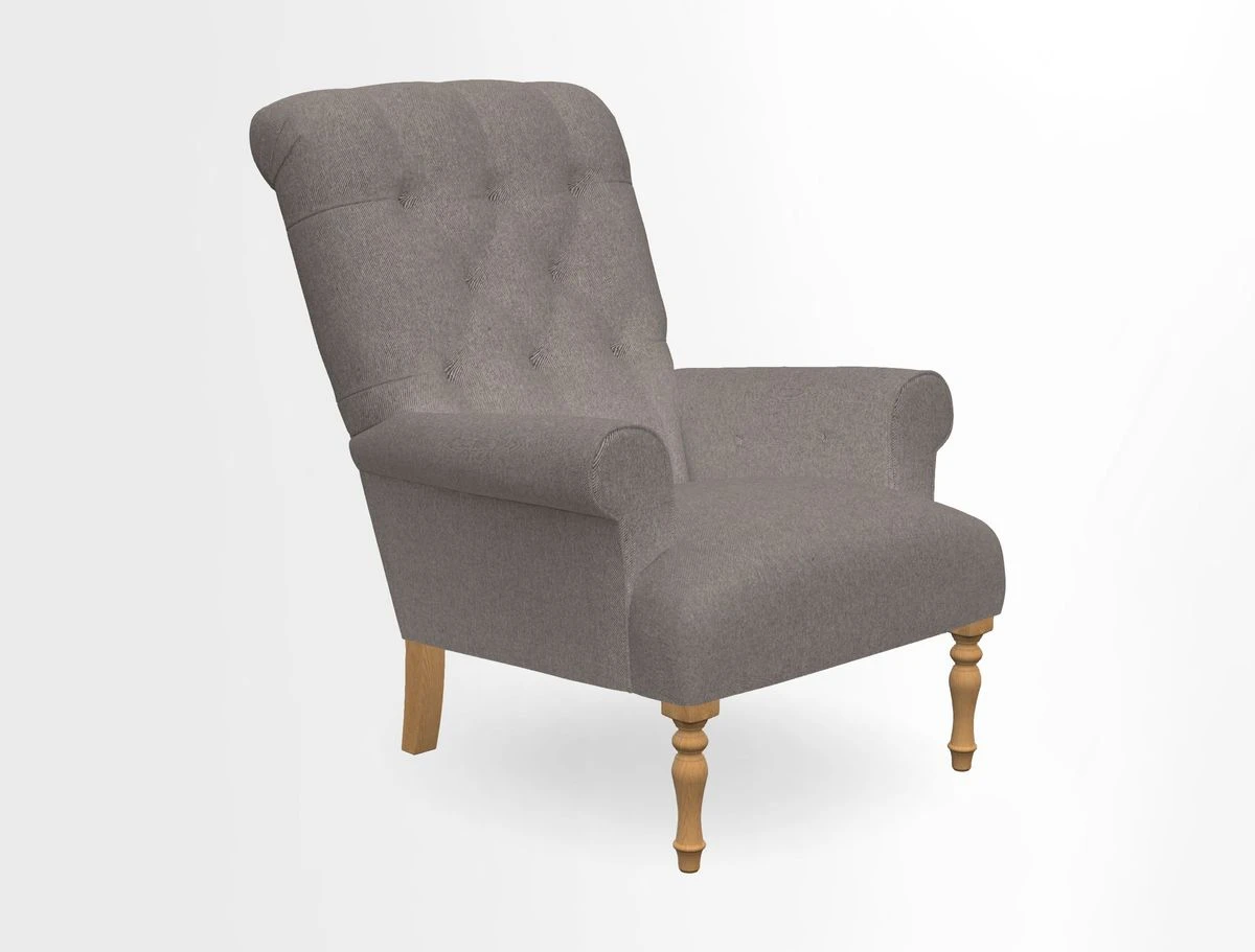 Chelsham Chair in Roxburgh Herringbone Paprika