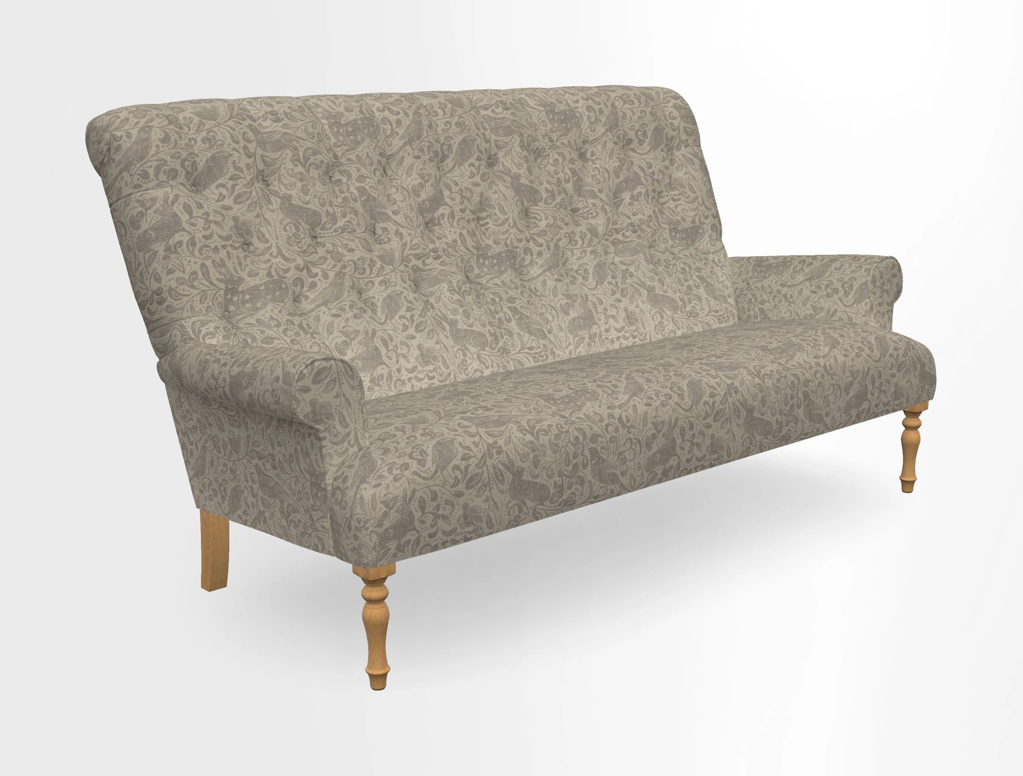 Chelsham 3 seater sofa in Two Tone Plain Biscuit
