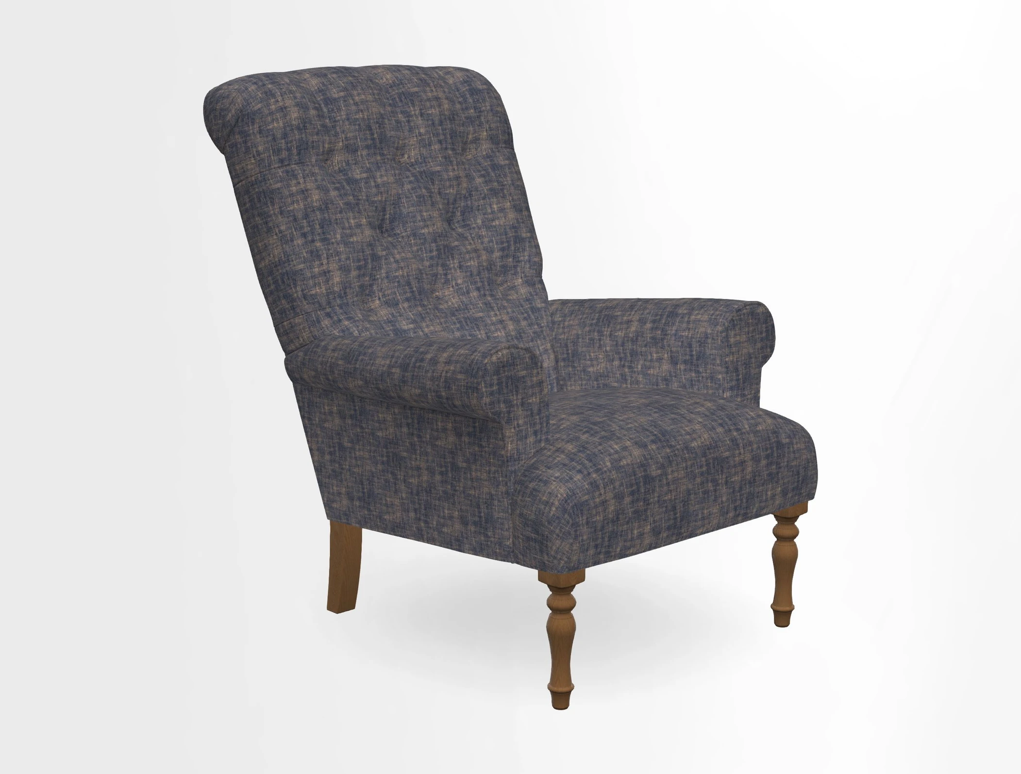 Chelsham Chair in Roxburgh Herringbone Paprika