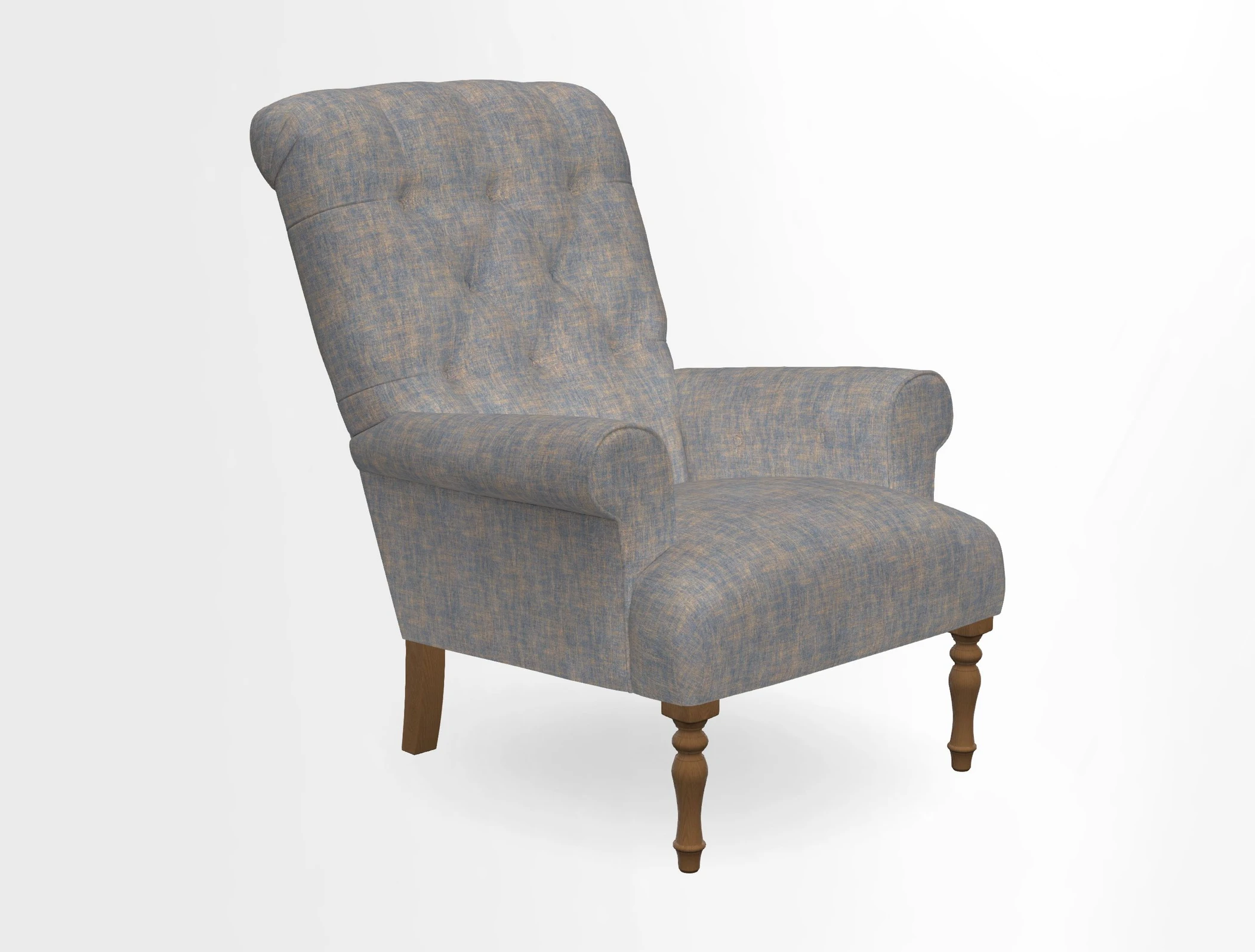 Chelsham Chair in Roxburgh Herringbone Paprika