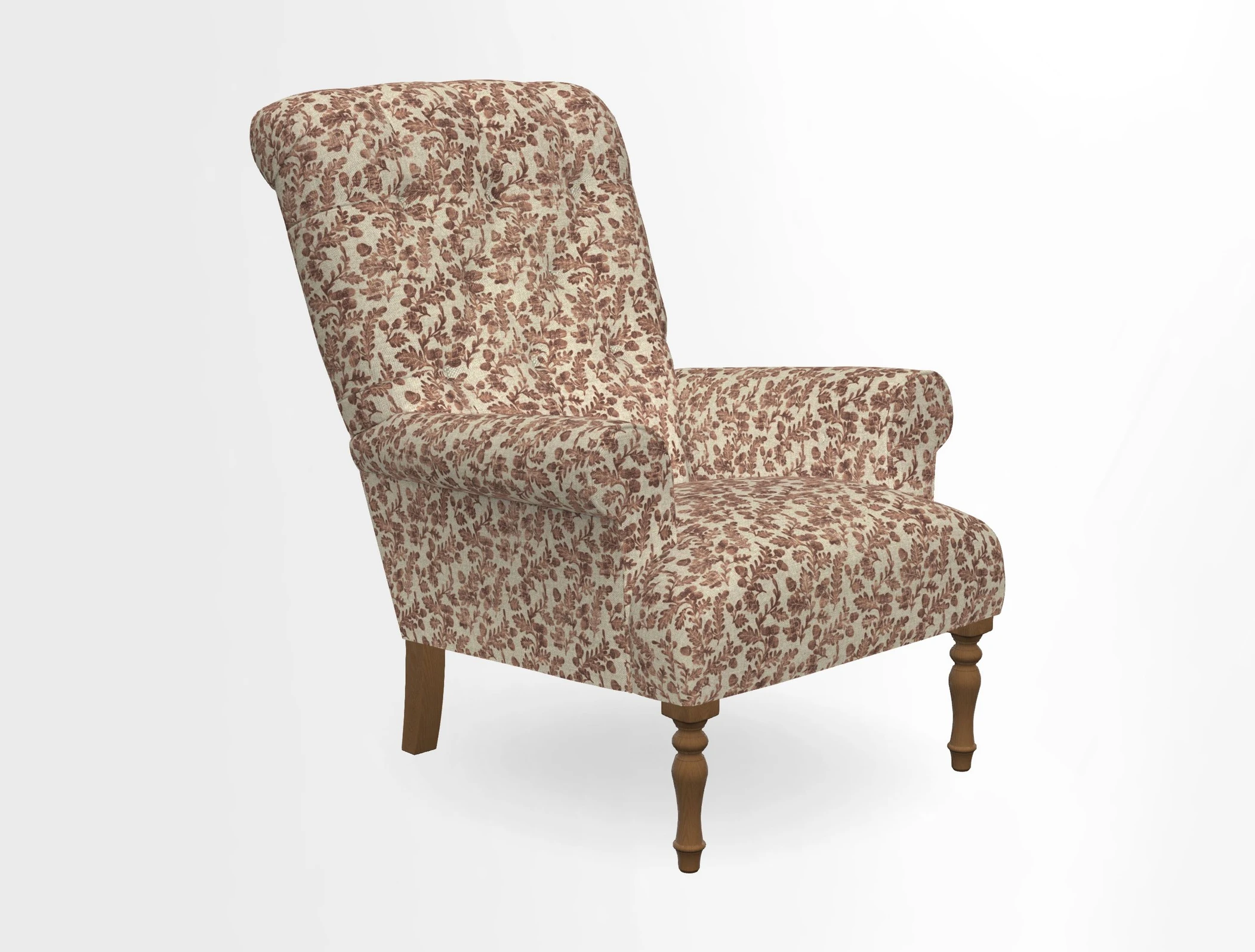 Chelsham Chair in Roxburgh Herringbone Paprika