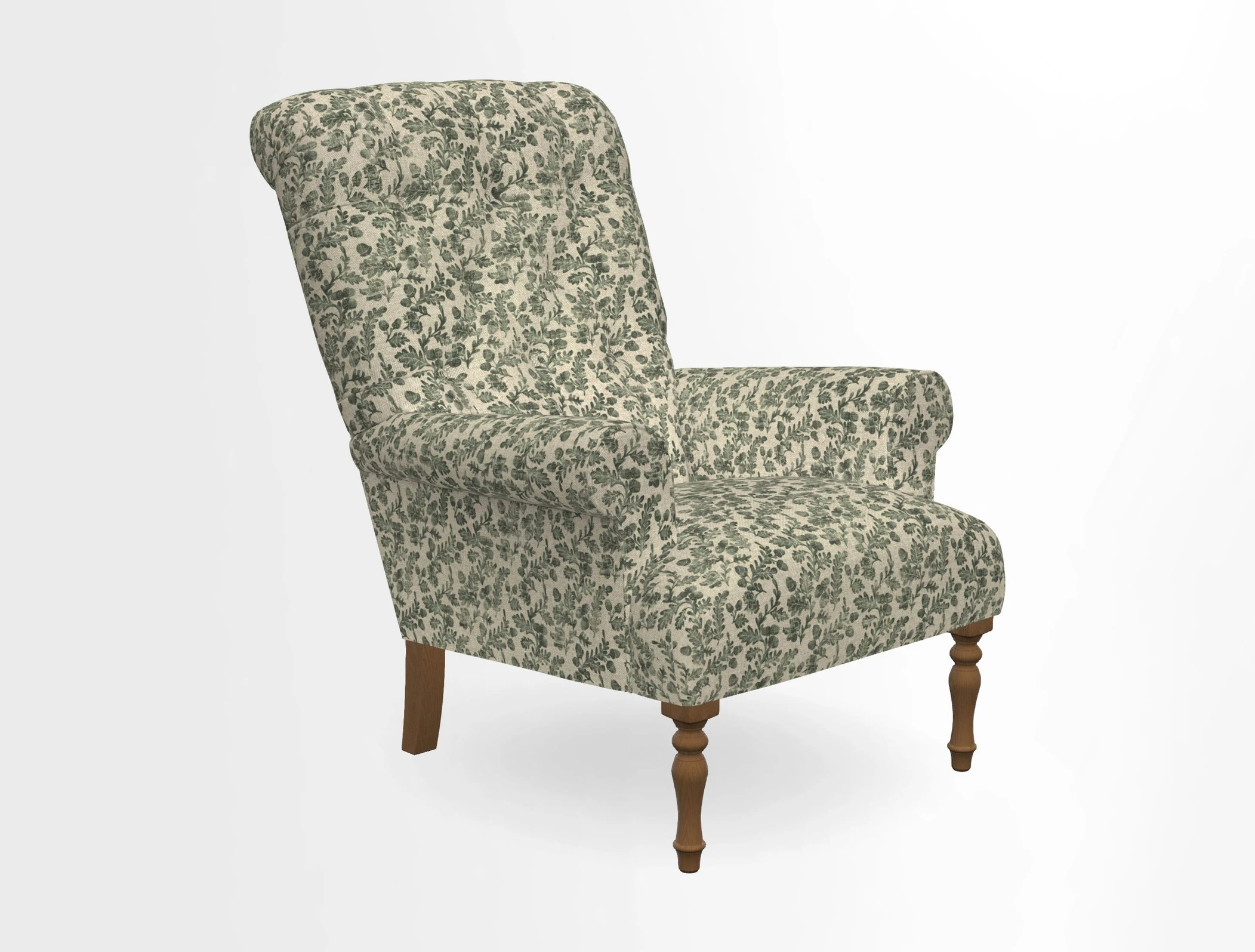 Chelsham Chair in Roxburgh Herringbone Paprika