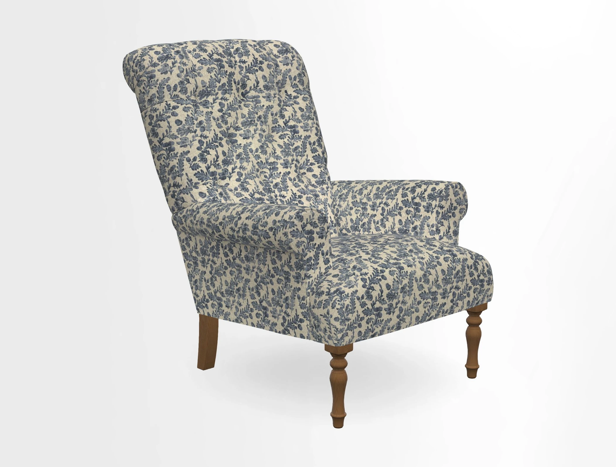 Chelsham Chair in Roxburgh Herringbone Paprika
