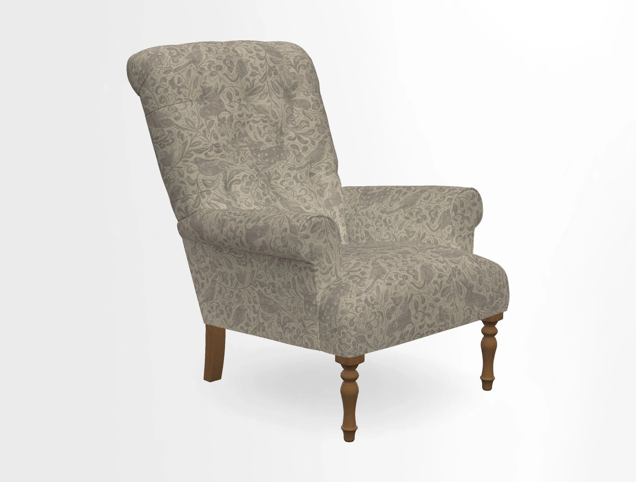 Chelsham Chair in Roxburgh Herringbone Paprika