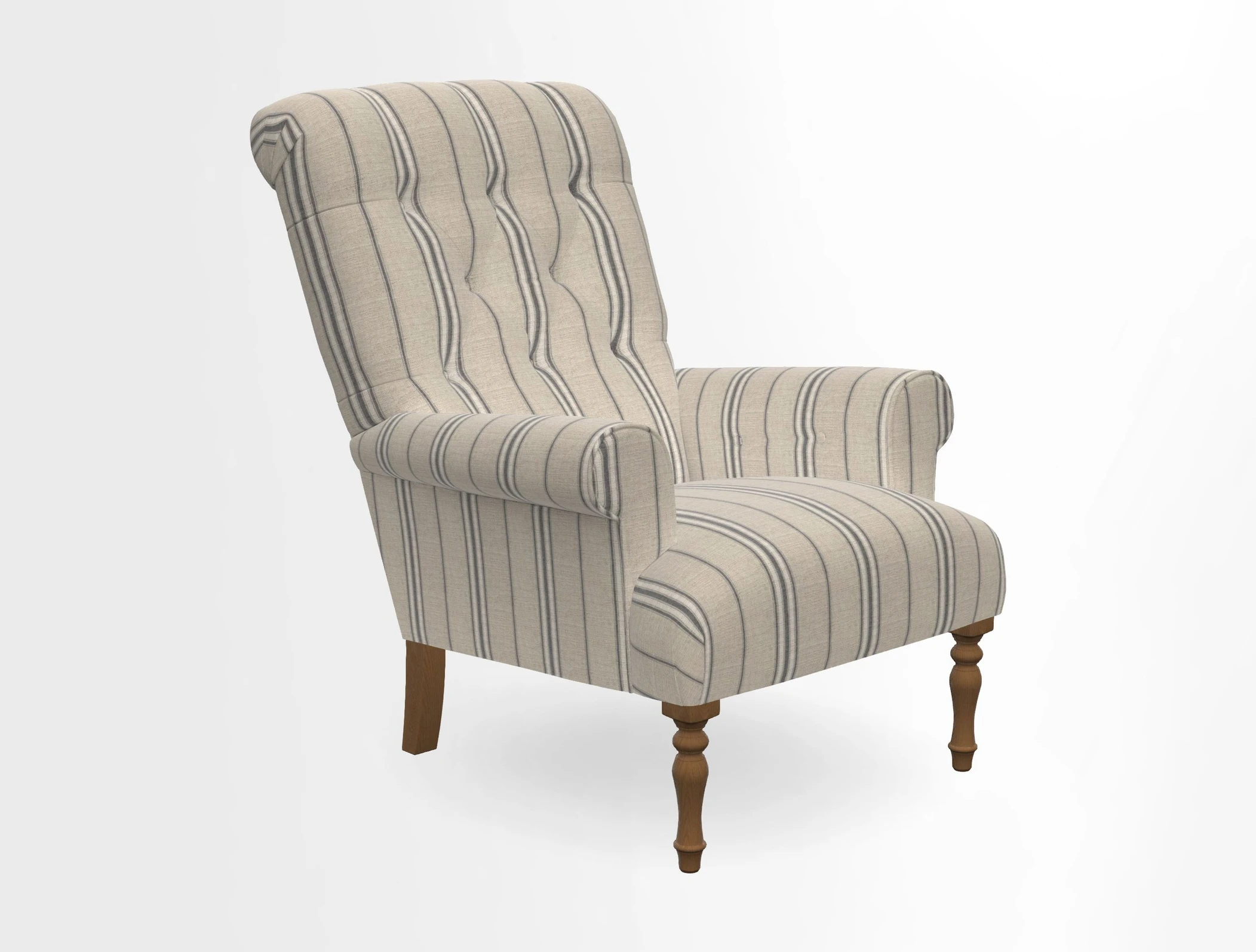 Chelsham Chair in Roxburgh Herringbone Paprika