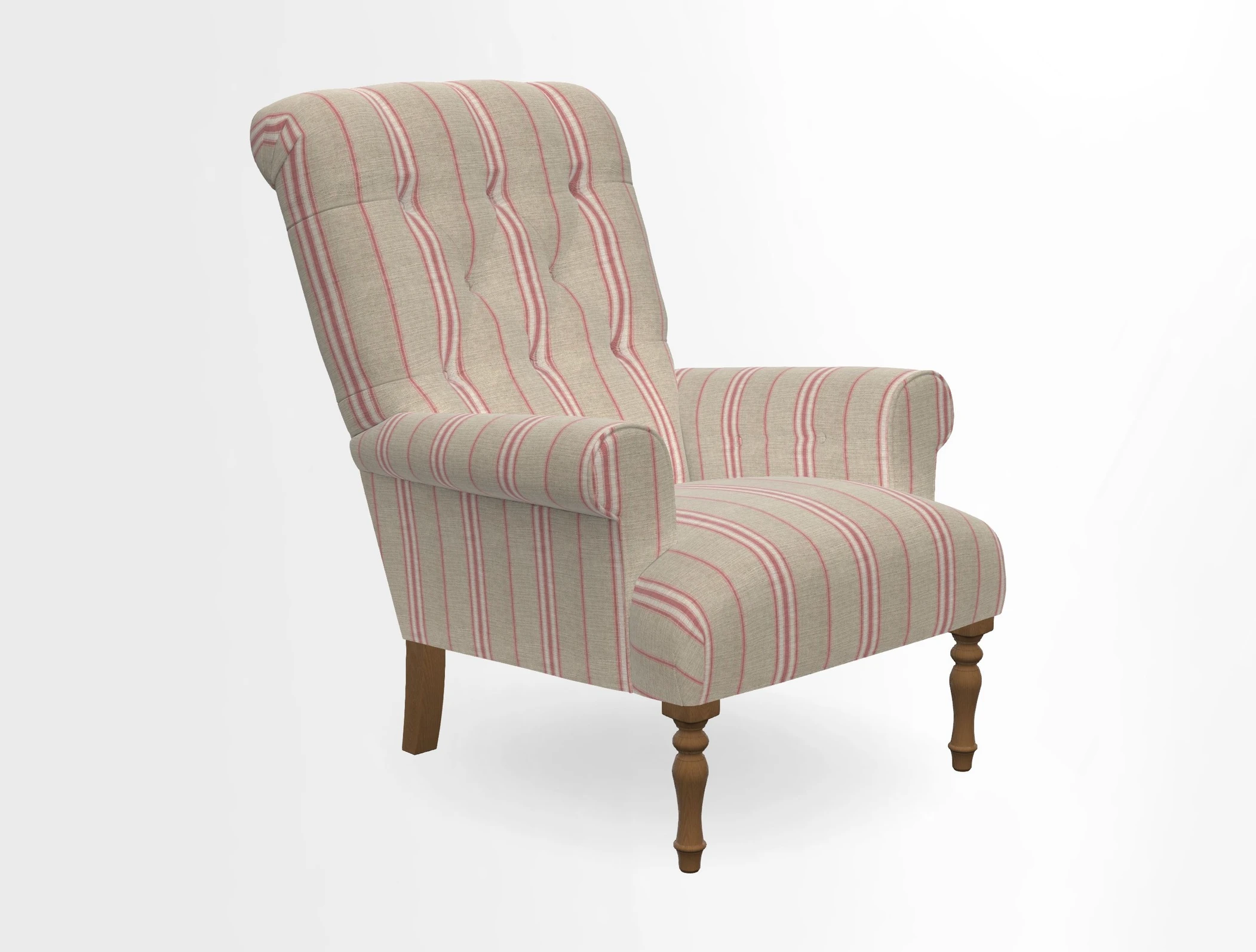 Chelsham Chair in Roxburgh Herringbone Paprika