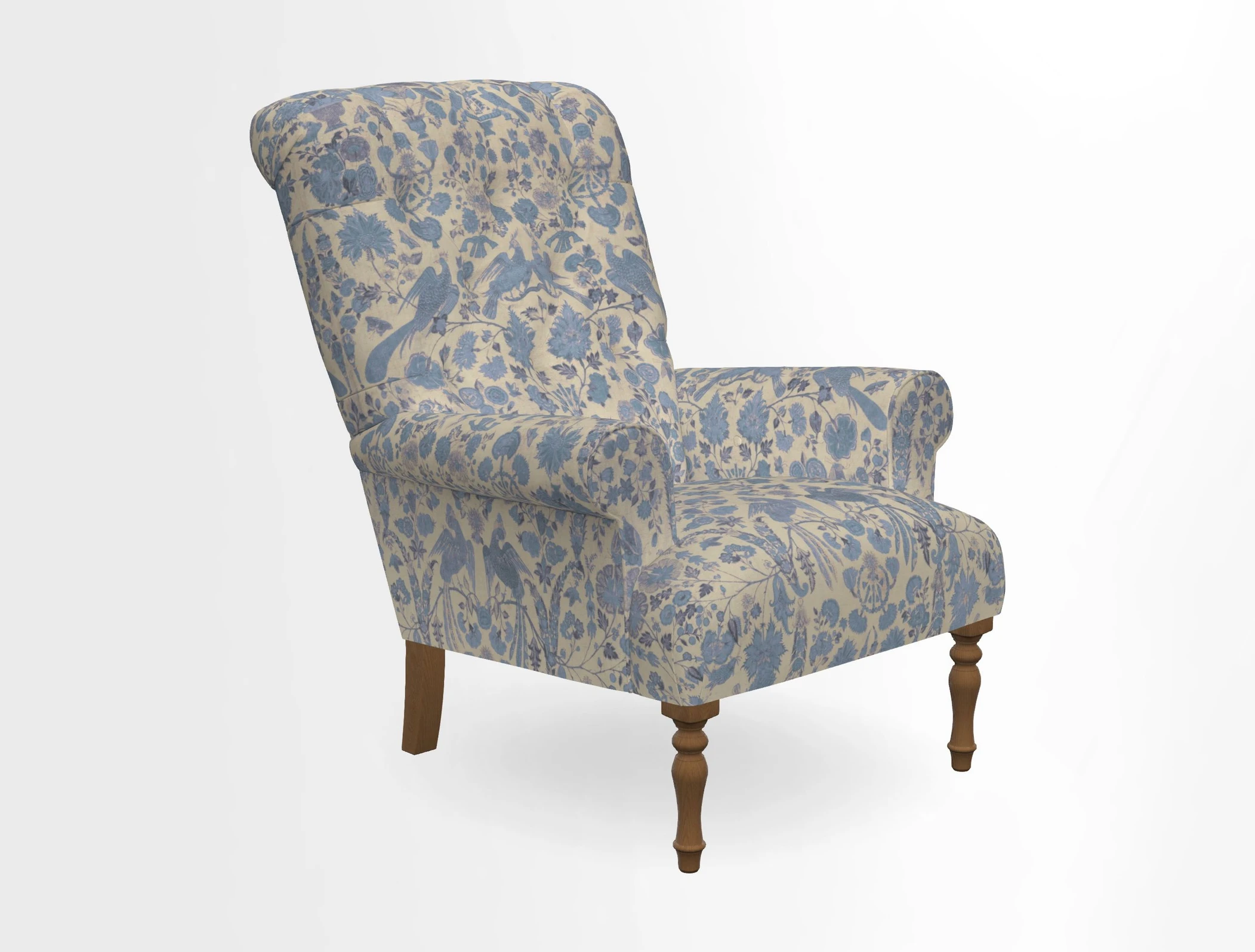 Chelsham Chair in Roxburgh Herringbone Paprika