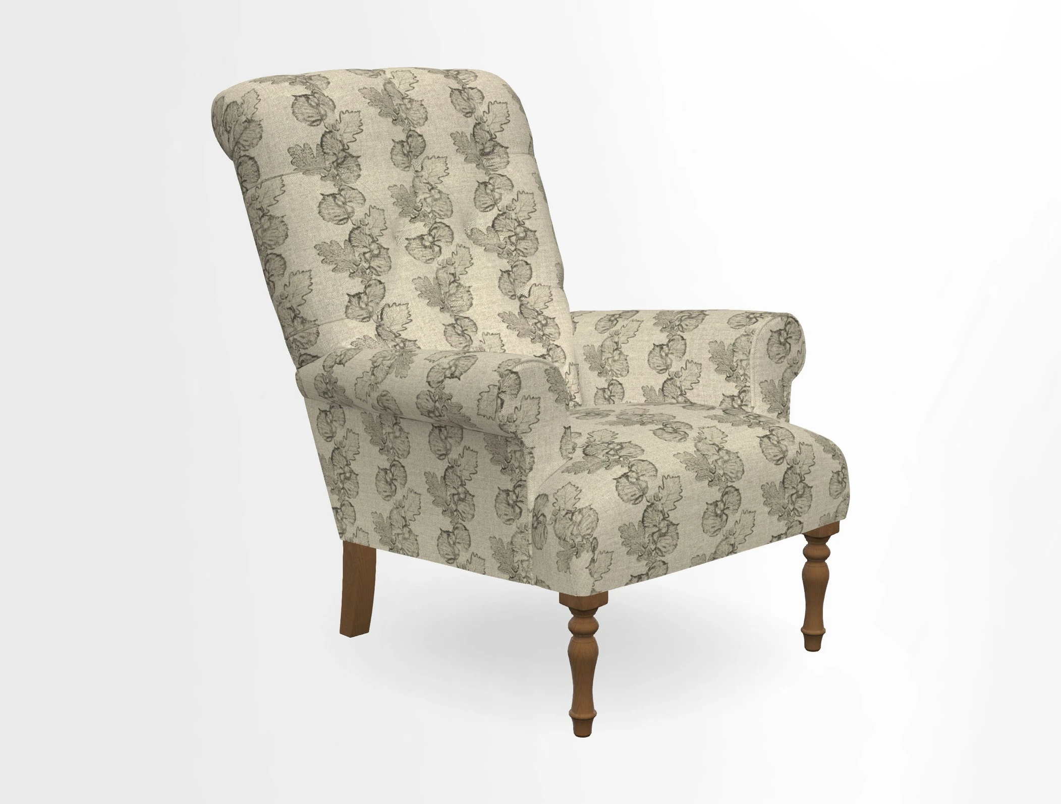 Chelsham Chair in Roxburgh Herringbone Paprika
