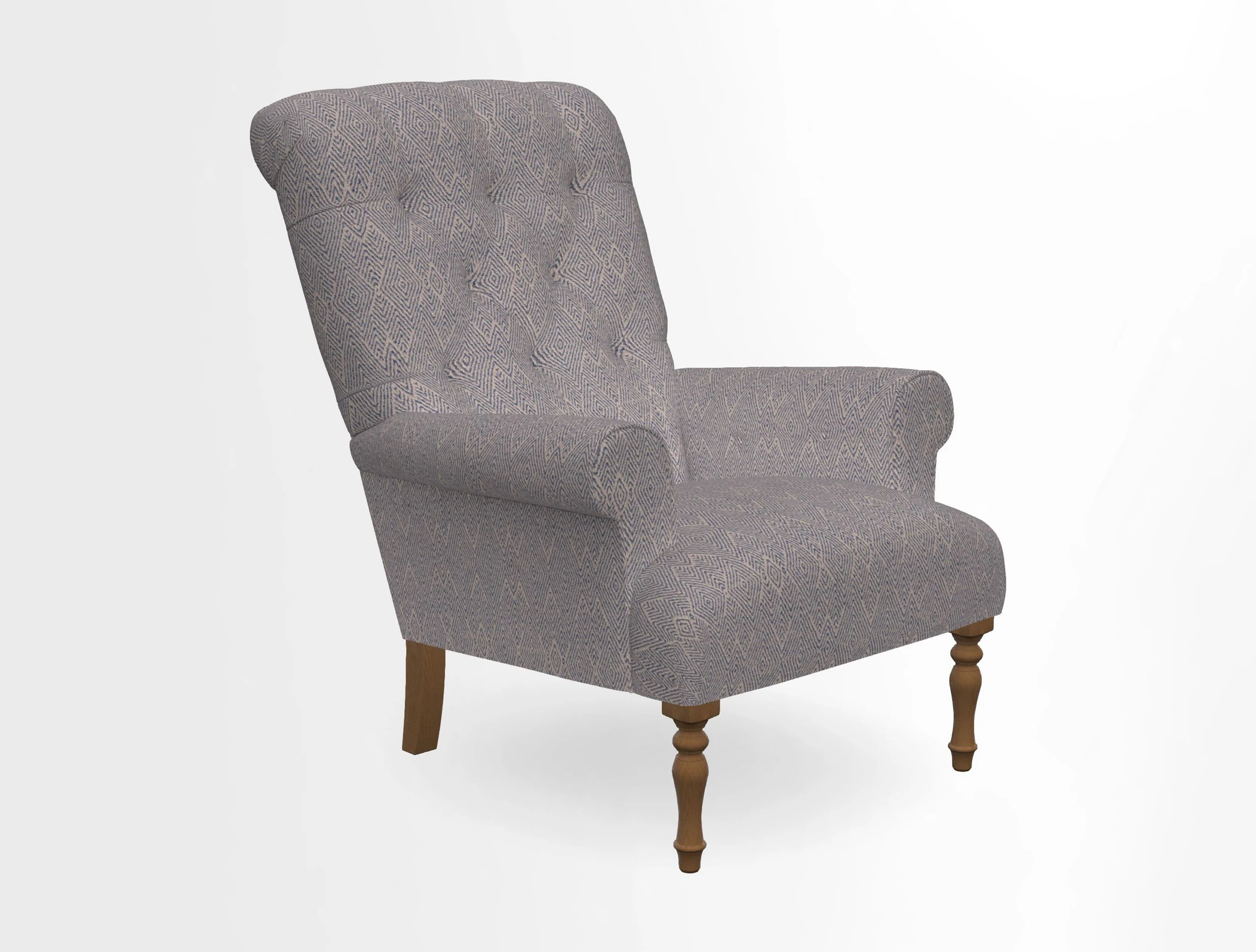 Chelsham Chair in Roxburgh Herringbone Paprika