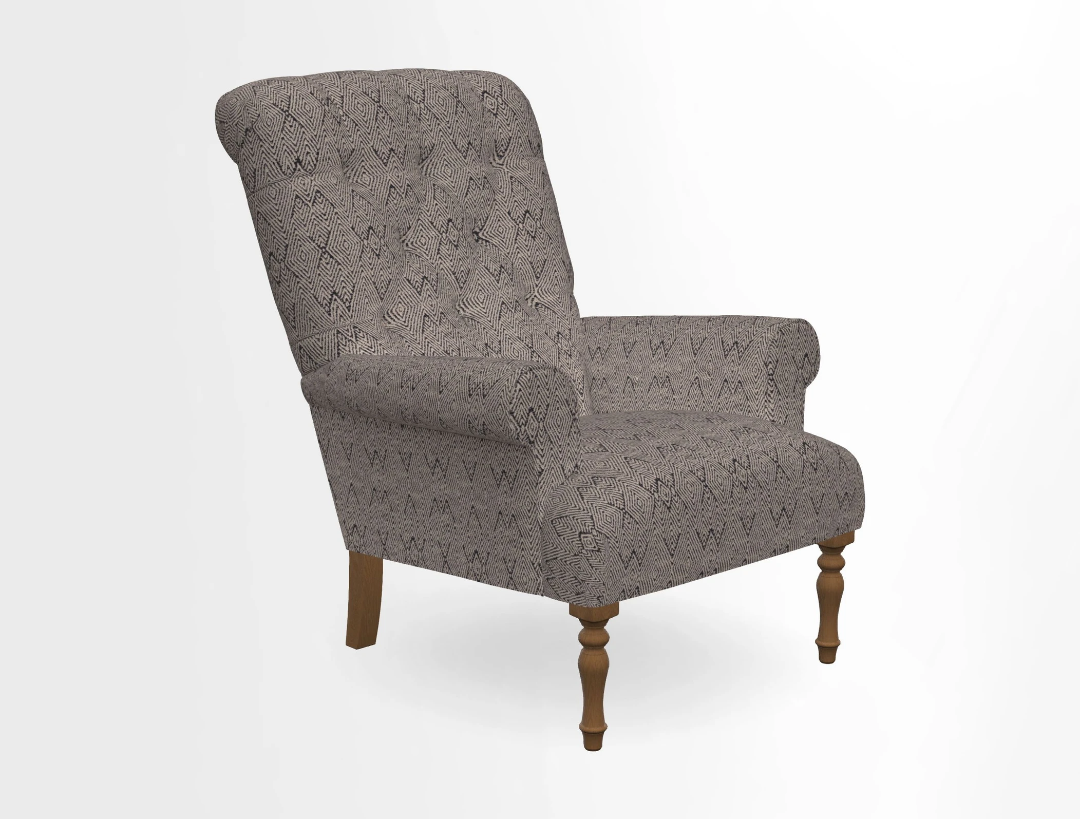 Chelsham Chair in Roxburgh Herringbone Paprika