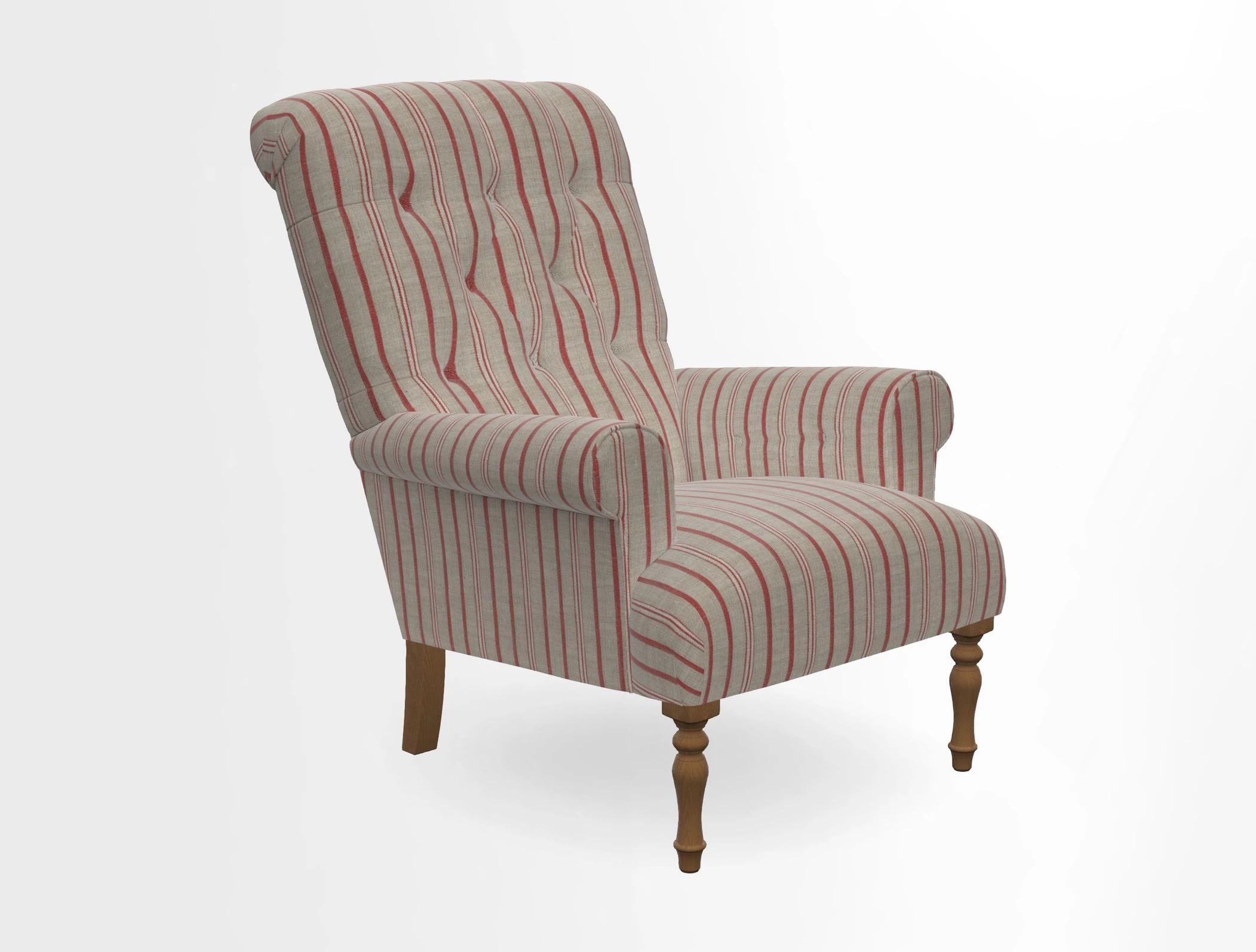 Chelsham Chair in Roxburgh Herringbone Paprika