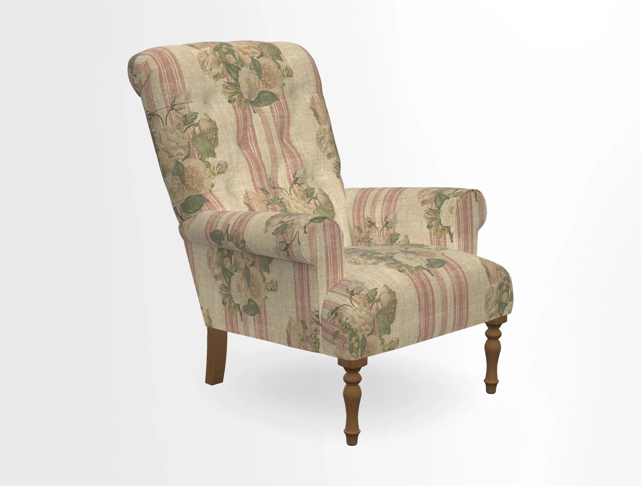 Chelsham Chair in Roxburgh Herringbone Paprika