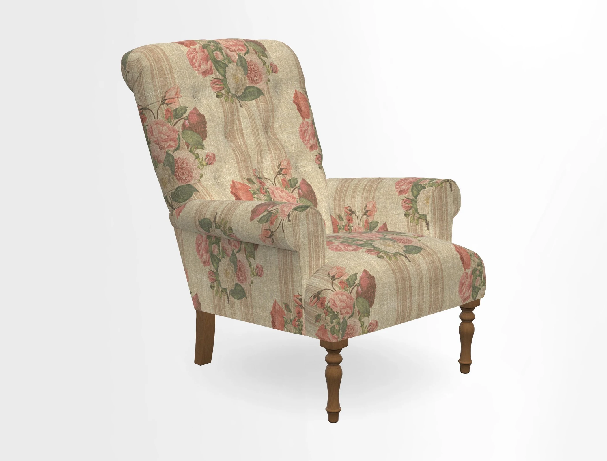 Chelsham Chair in Roxburgh Herringbone Paprika