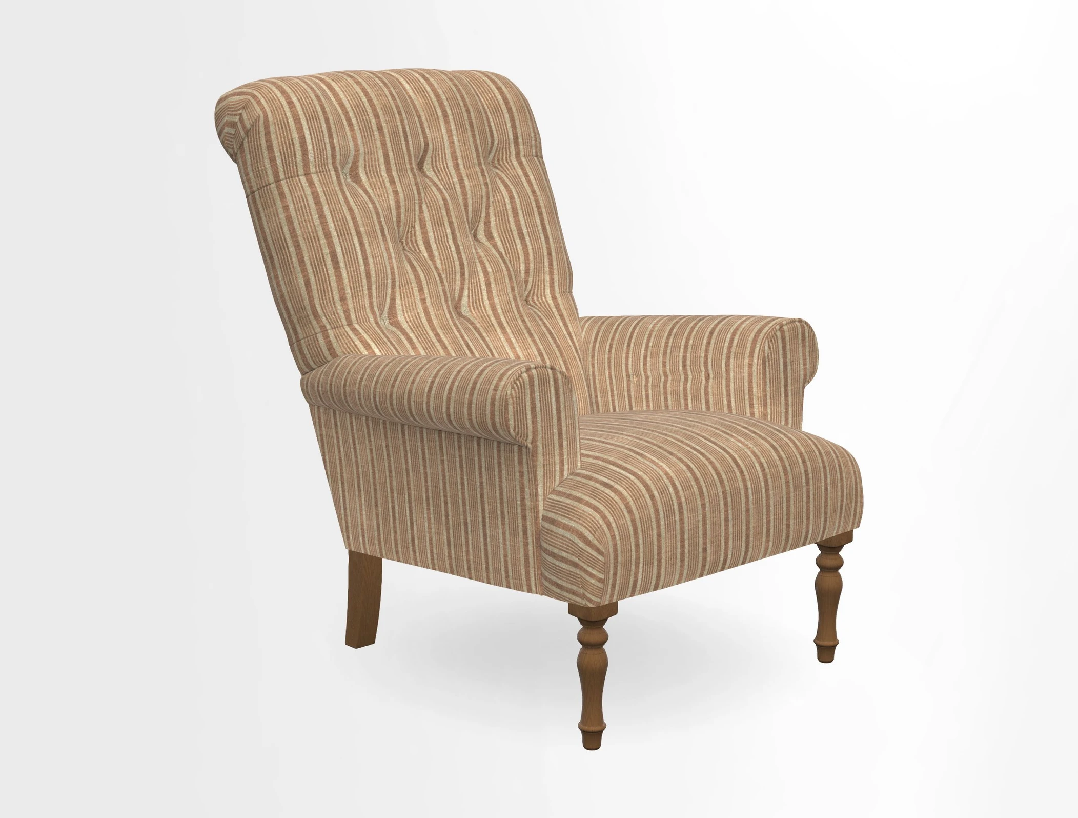 Chelsham Chair in Roxburgh Herringbone Paprika