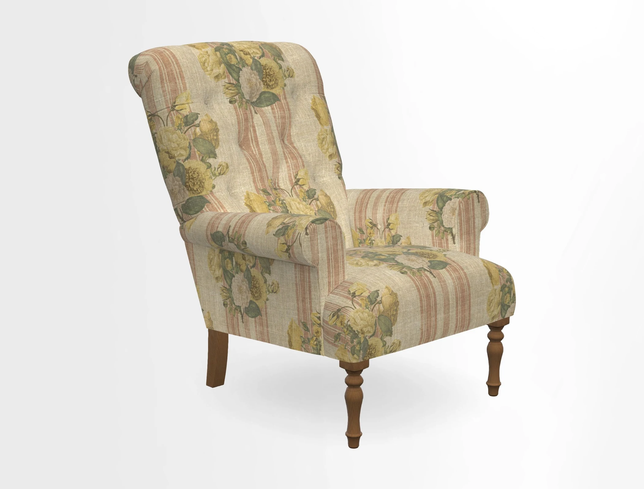 Chelsham Chair in Roxburgh Herringbone Paprika