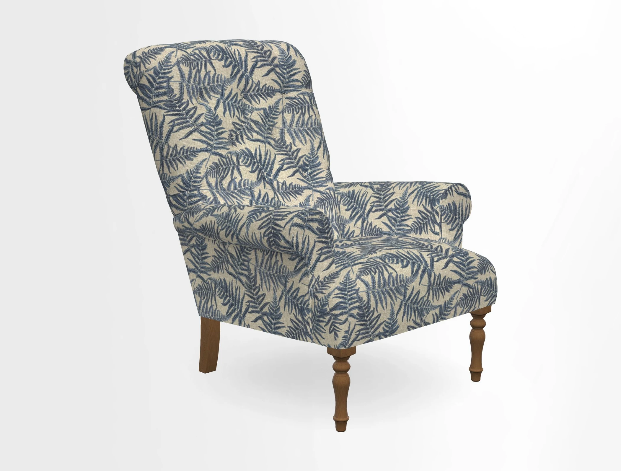 Chelsham Chair in Roxburgh Herringbone Paprika
