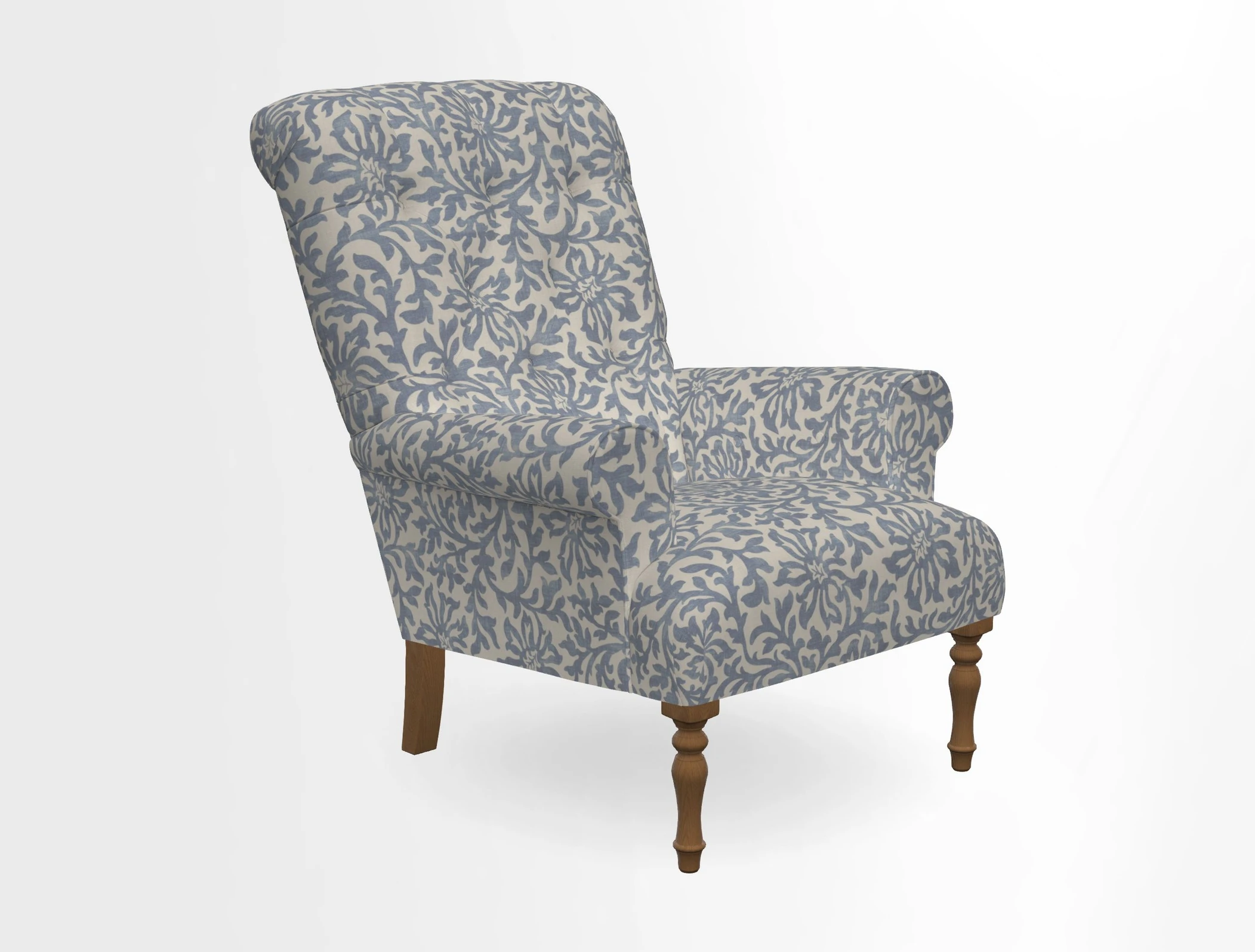 Chelsham Chair in Roxburgh Herringbone Paprika