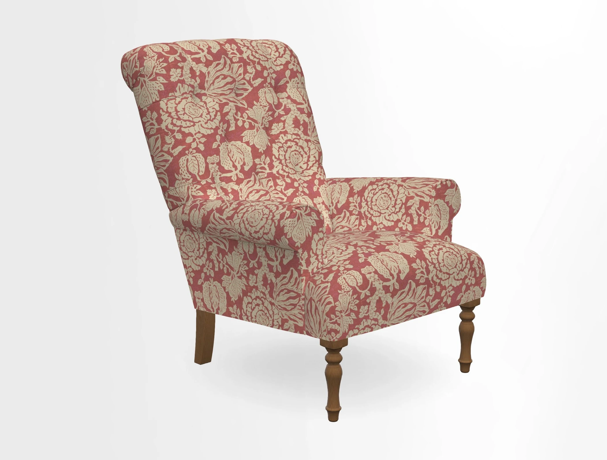 Chelsham Chair in Roxburgh Herringbone Paprika