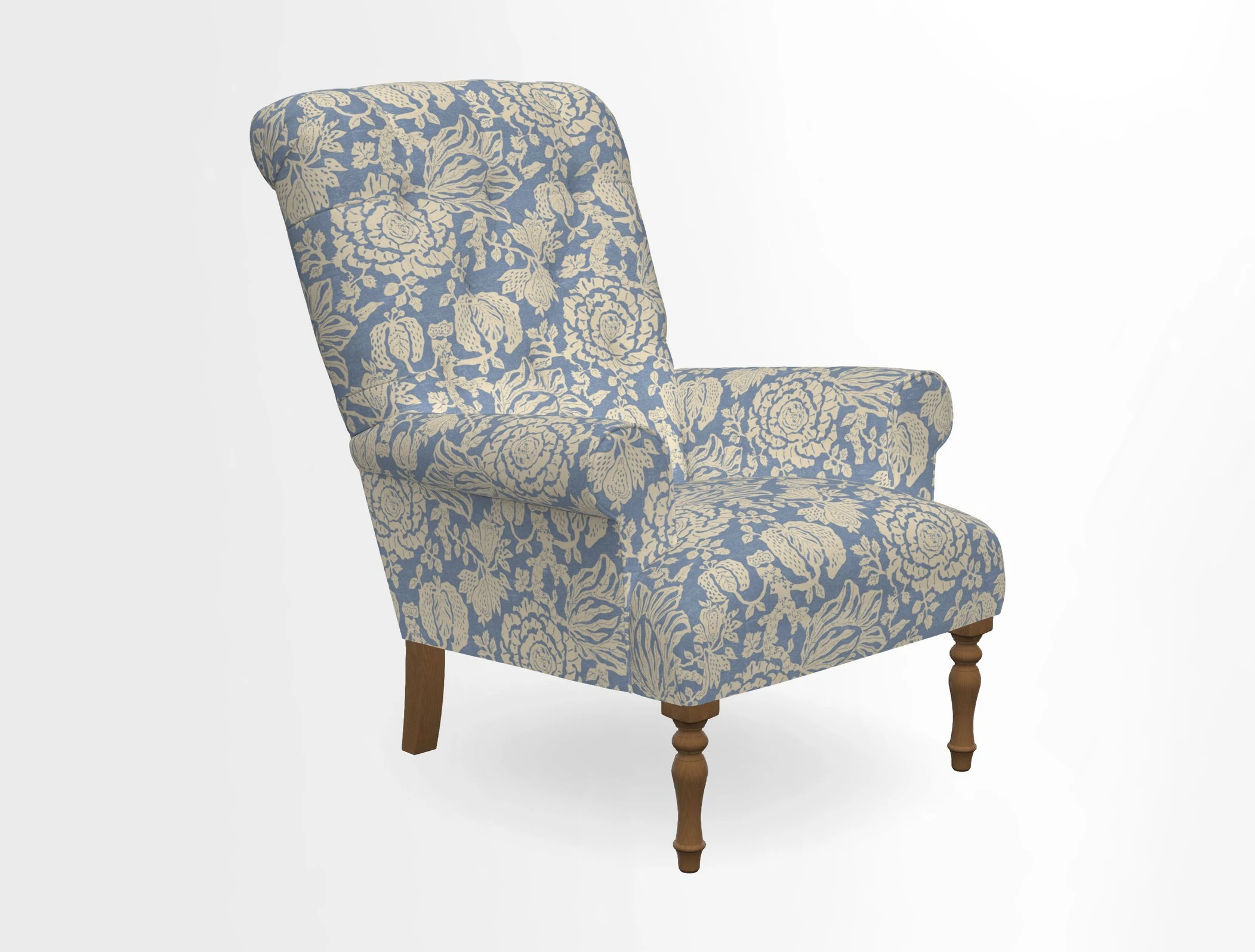 Chelsham Chair in Roxburgh Herringbone Paprika