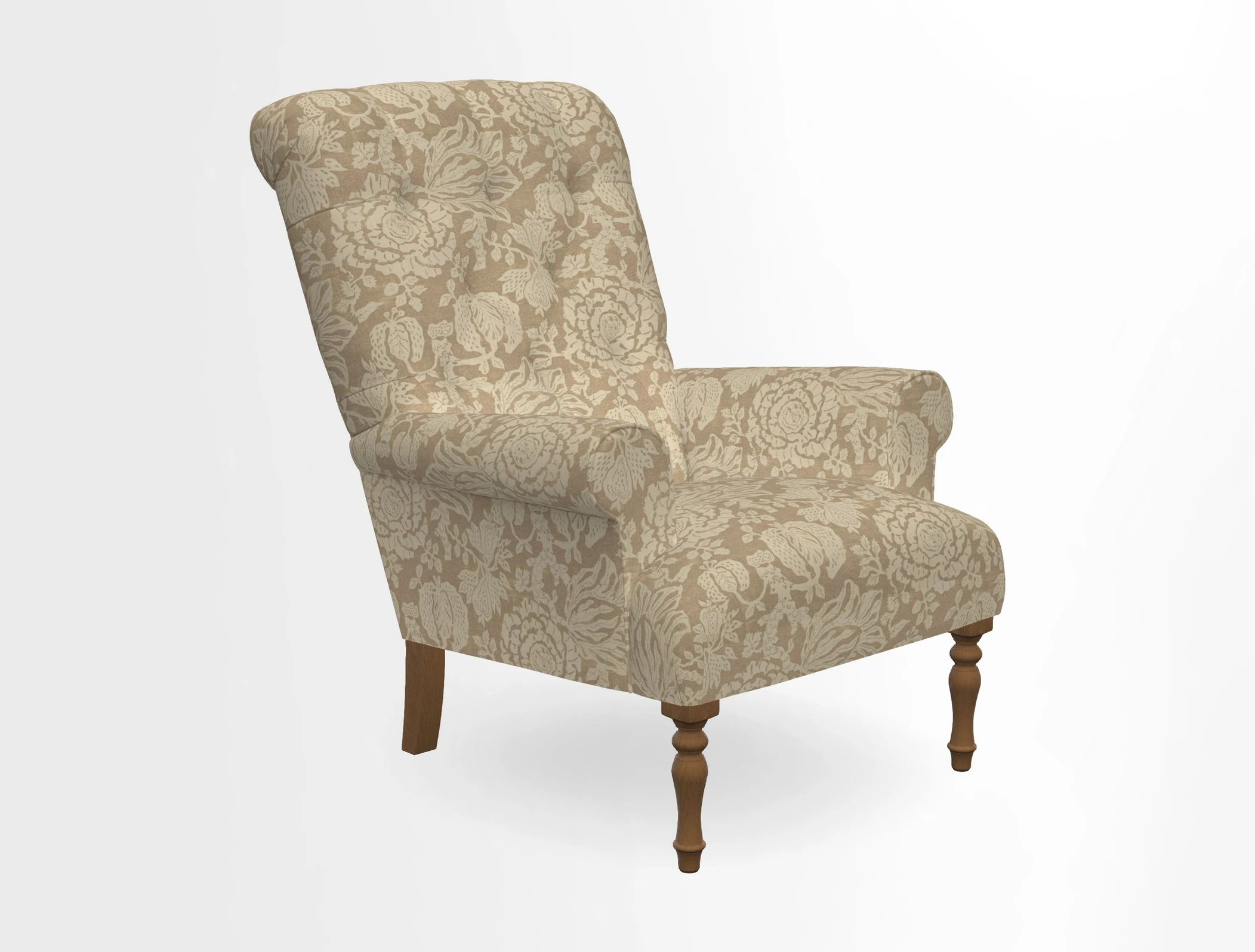 Chelsham Chair in Roxburgh Herringbone Paprika