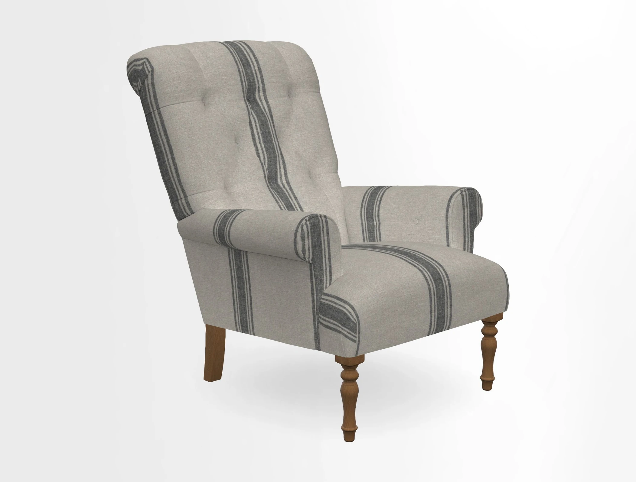 Chelsham Chair in Roxburgh Herringbone Paprika