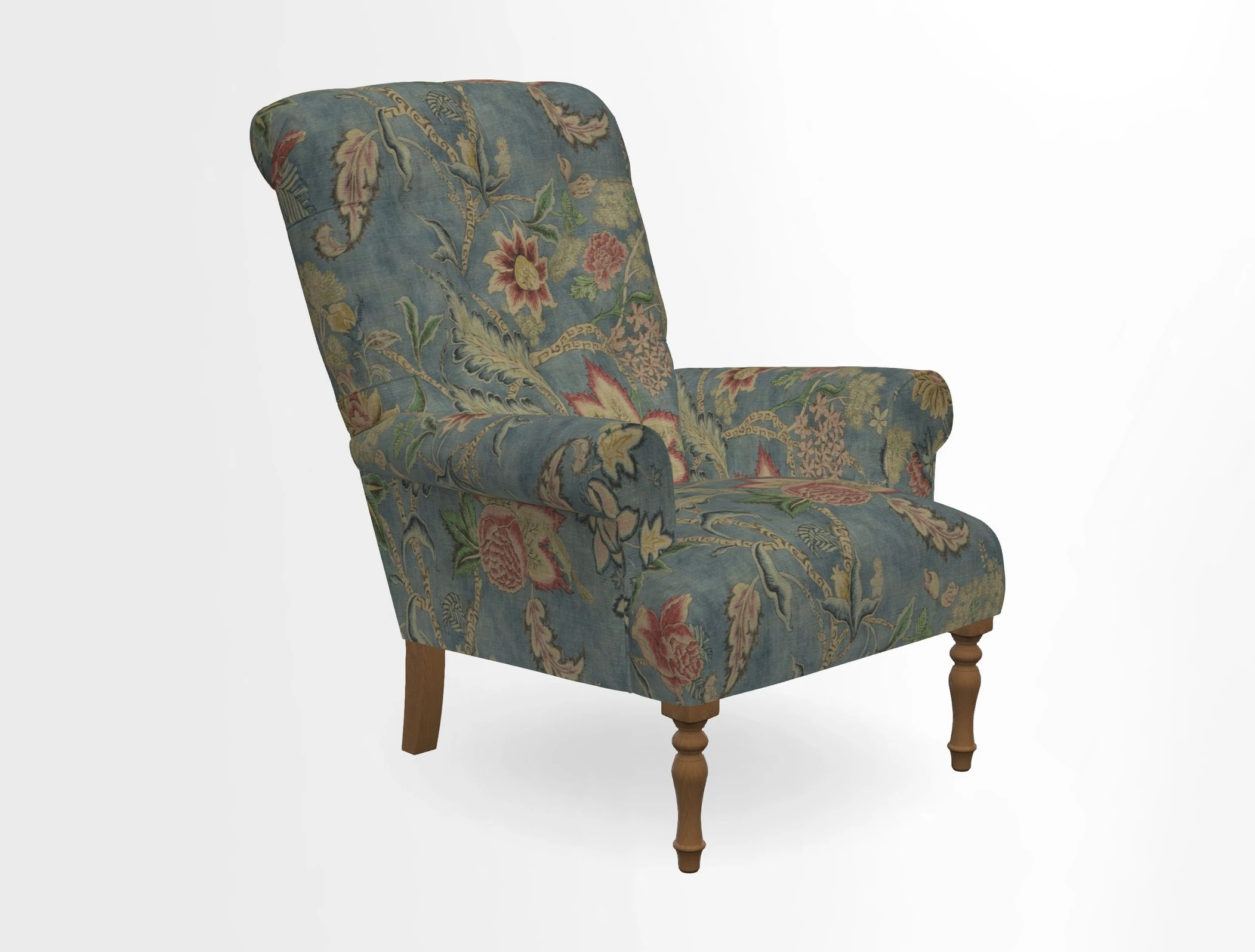Chelsham Chair in Roxburgh Herringbone Paprika