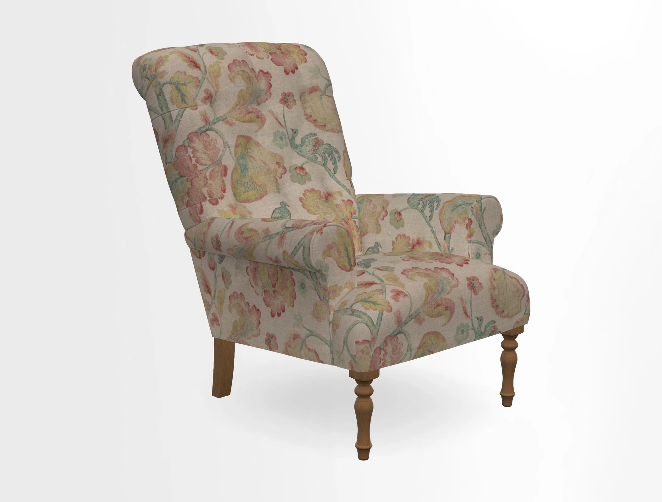 Chelsham Chair in Roxburgh Herringbone Paprika