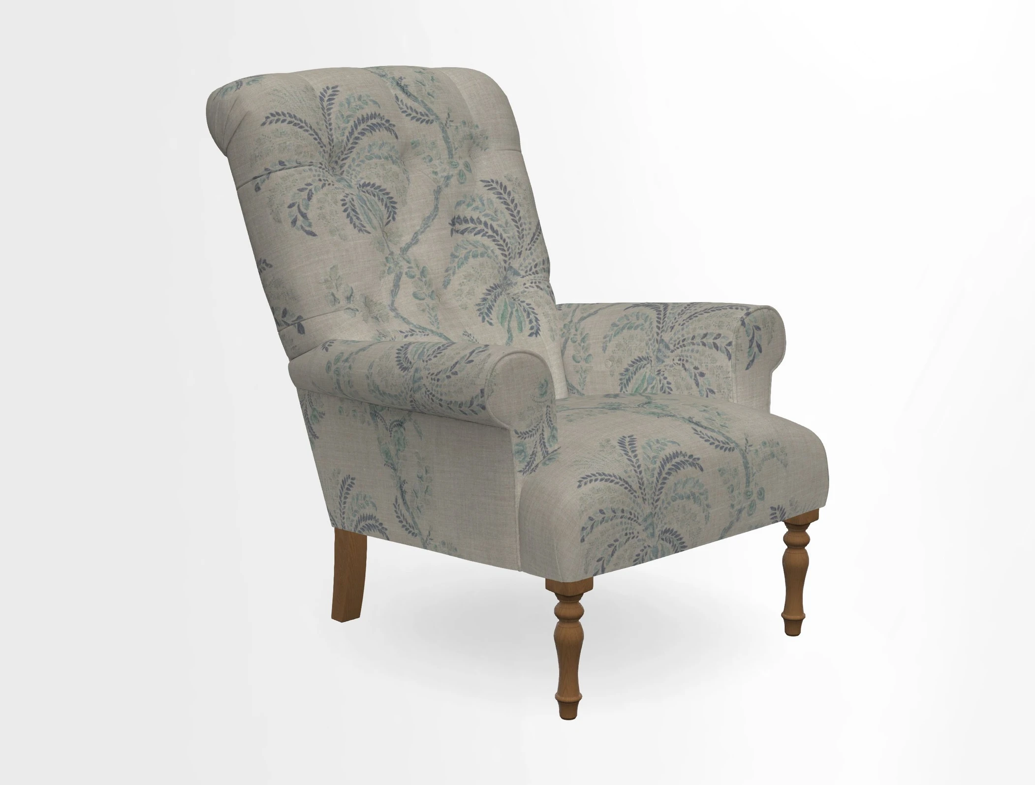Chelsham Chair in Roxburgh Herringbone Paprika