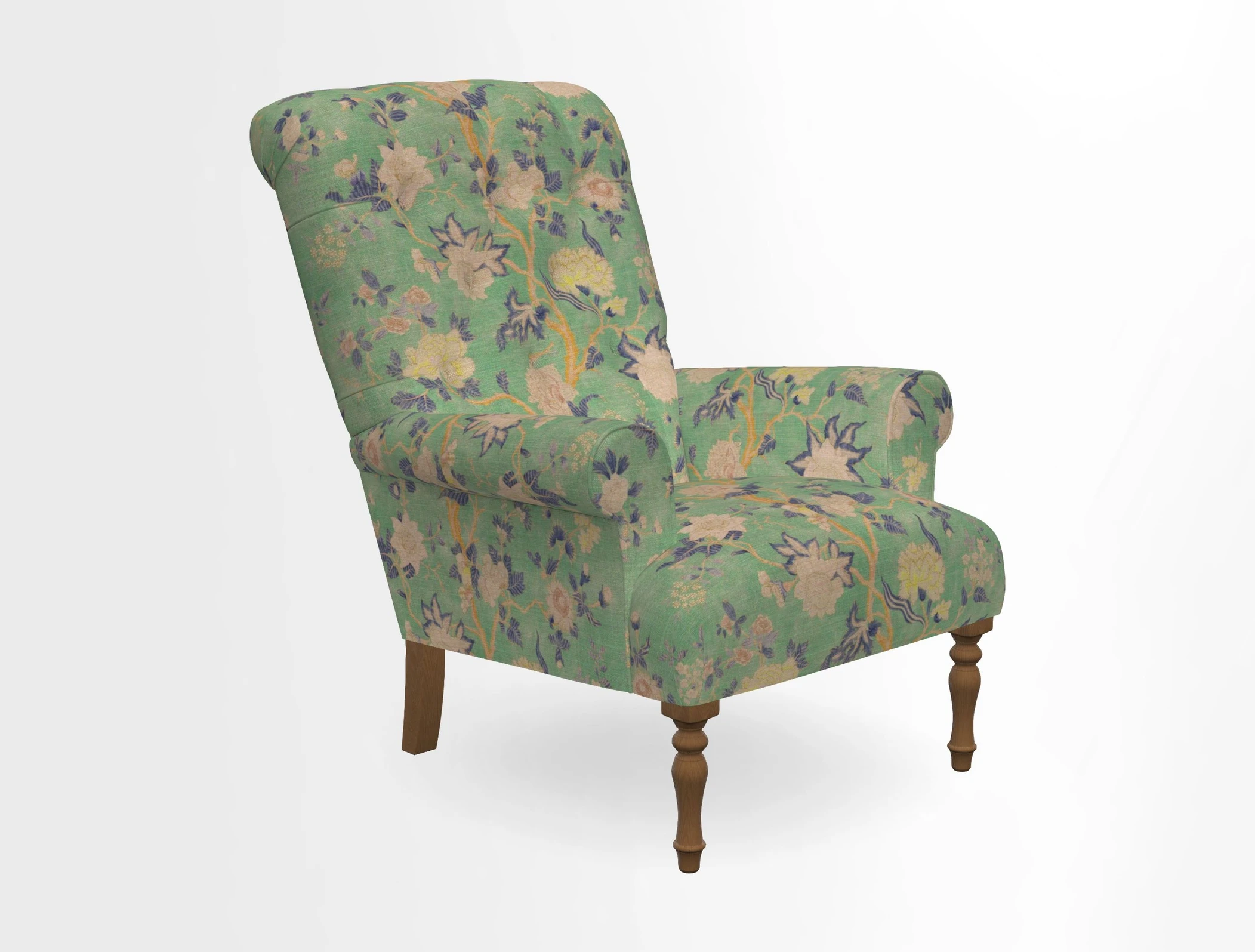 Chelsham Chair in Roxburgh Herringbone Paprika