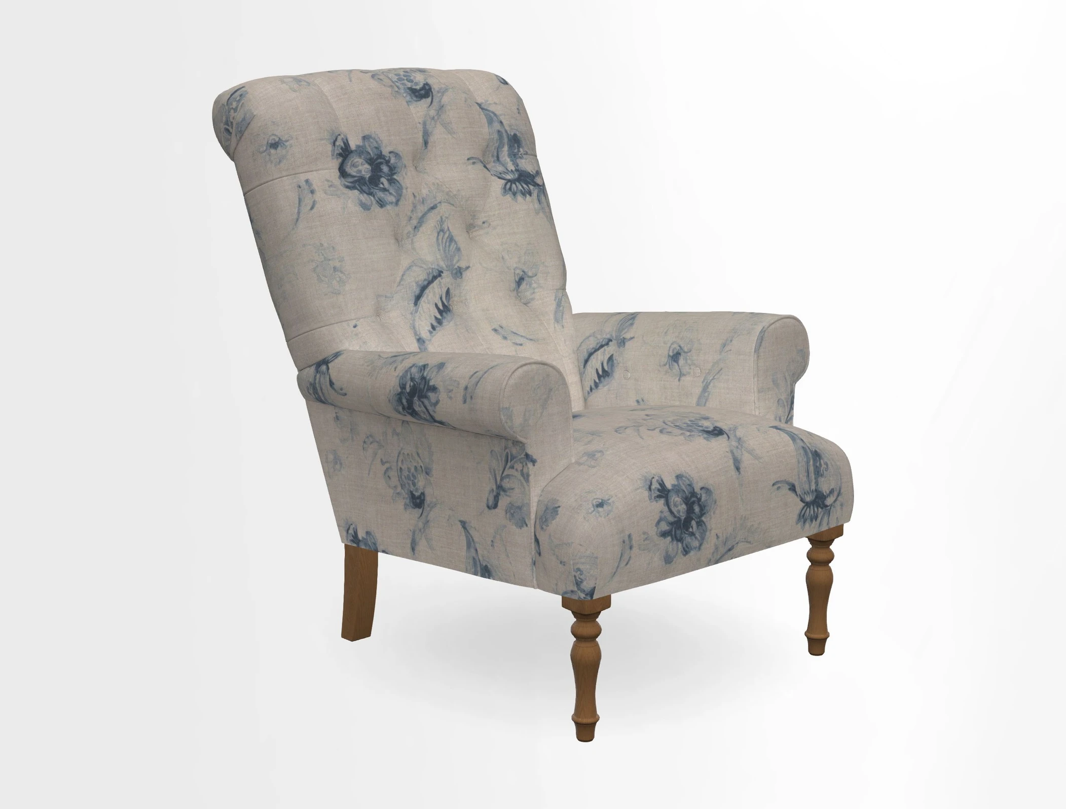Chelsham Chair in Roxburgh Herringbone Paprika