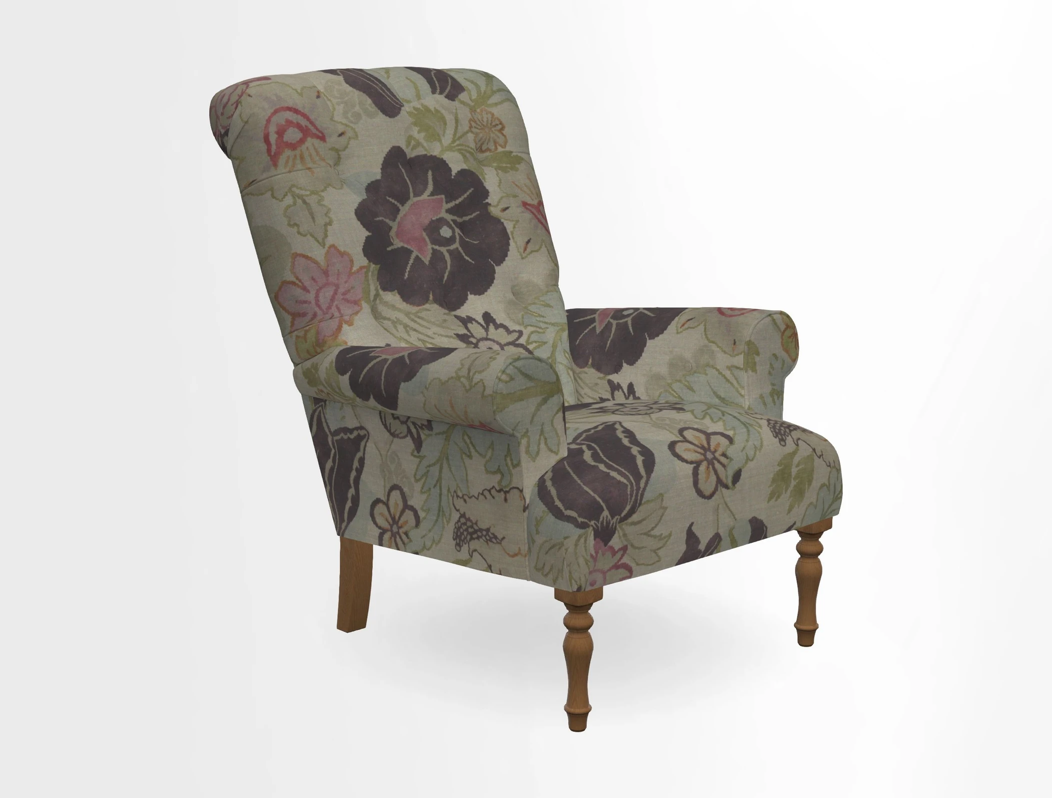 Chelsham Chair in Roxburgh Herringbone Paprika