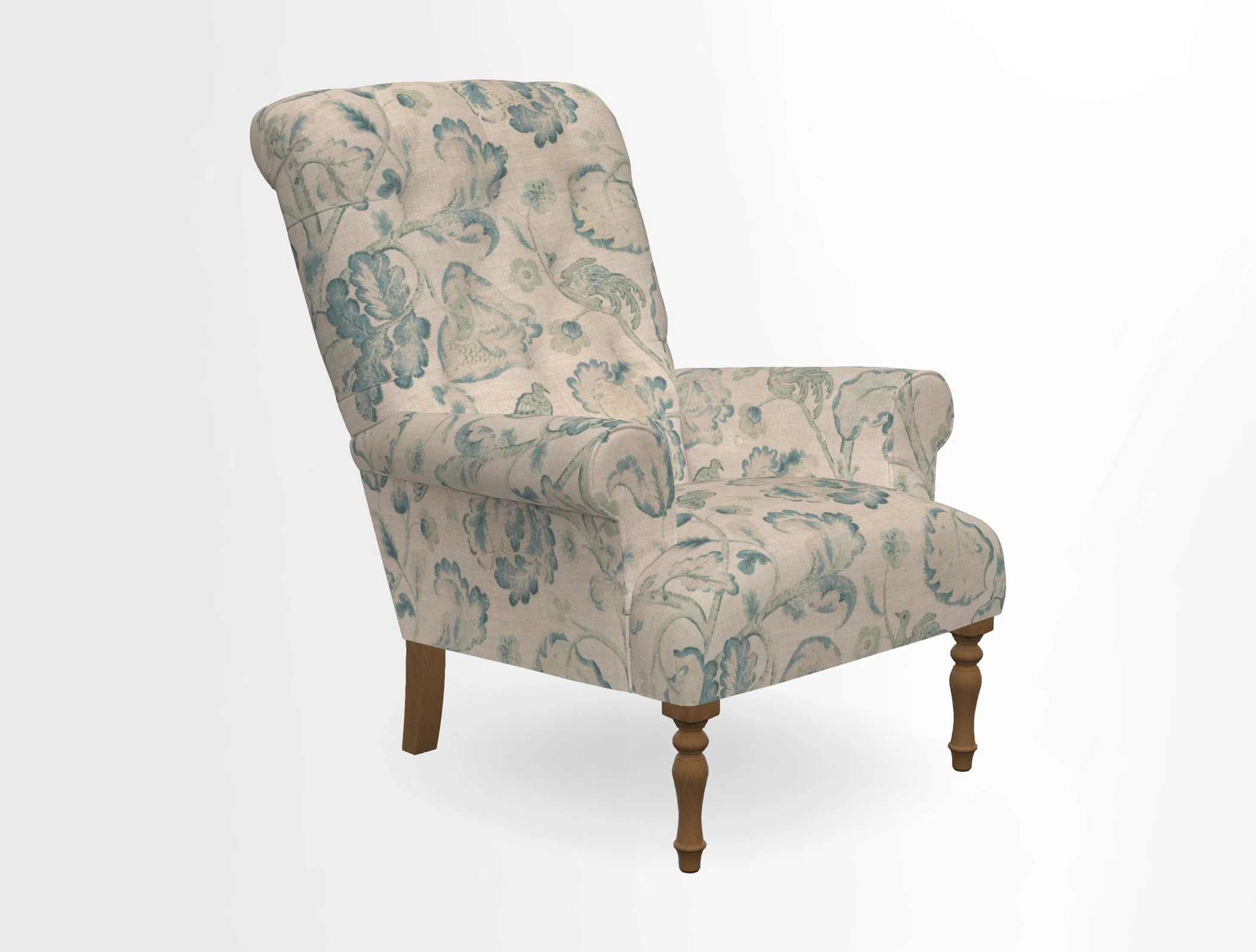 Chelsham Chair in Roxburgh Herringbone Paprika
