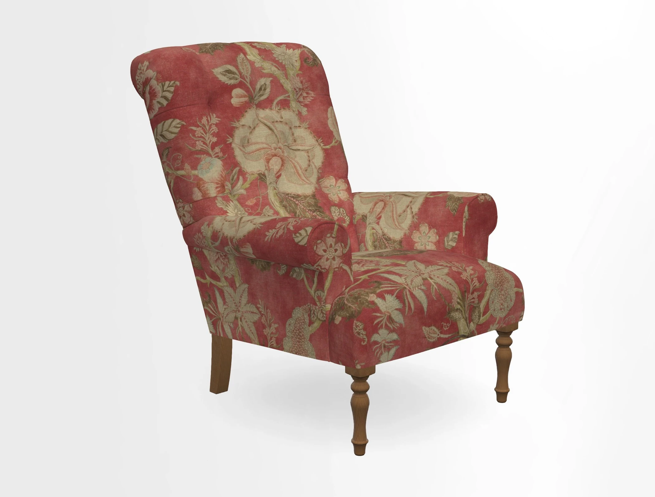 Chelsham Chair in Roxburgh Herringbone Paprika