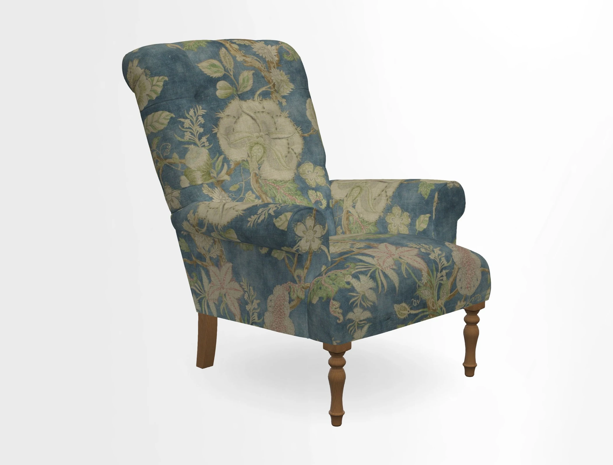 Chelsham Chair in Roxburgh Herringbone Paprika