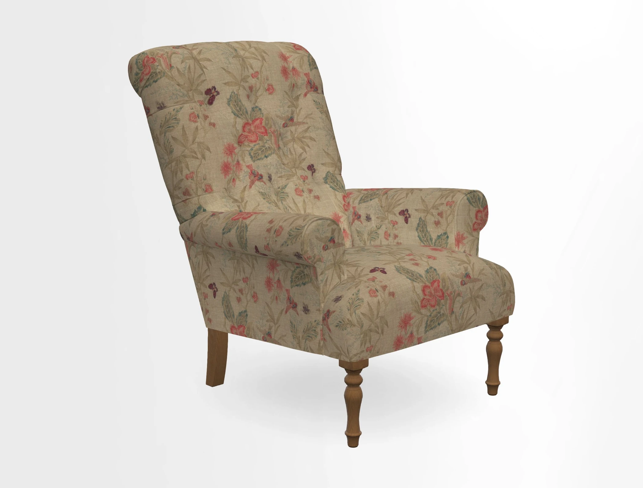 Chelsham Chair in Roxburgh Herringbone Paprika
