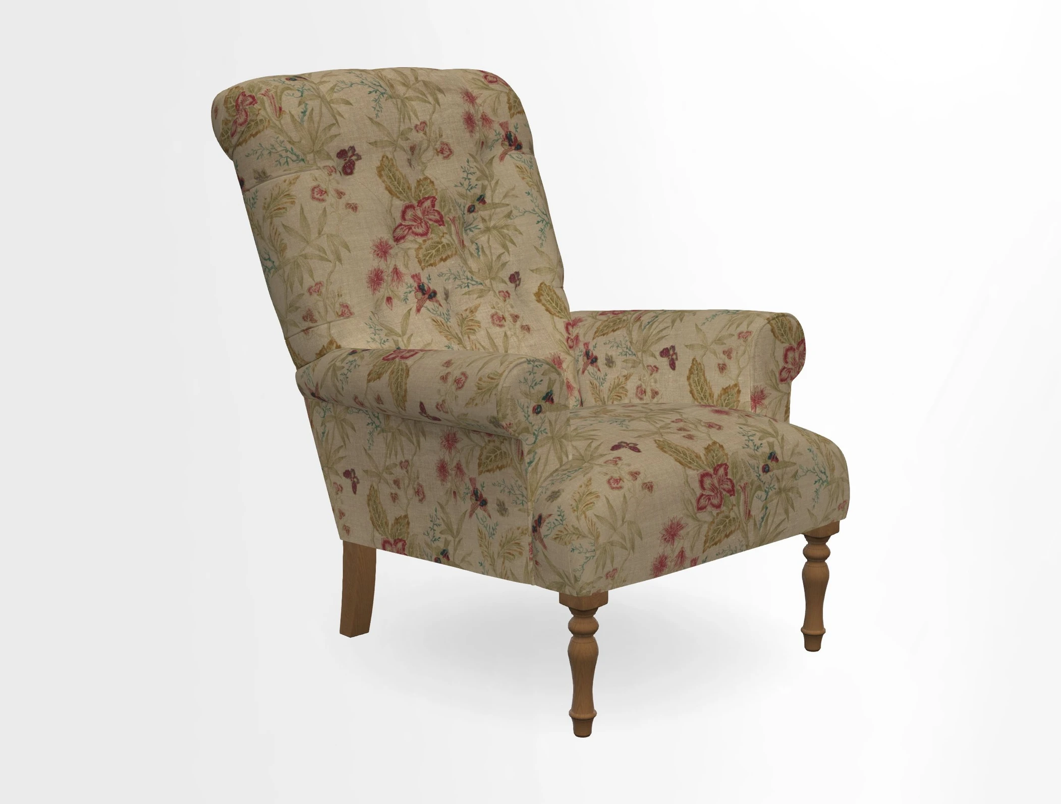 Chelsham Chair in Roxburgh Herringbone Paprika