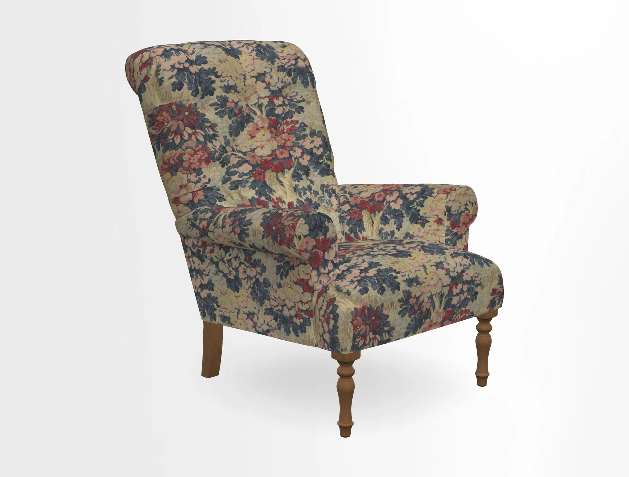 Chelsham Chair in Roxburgh Herringbone Paprika