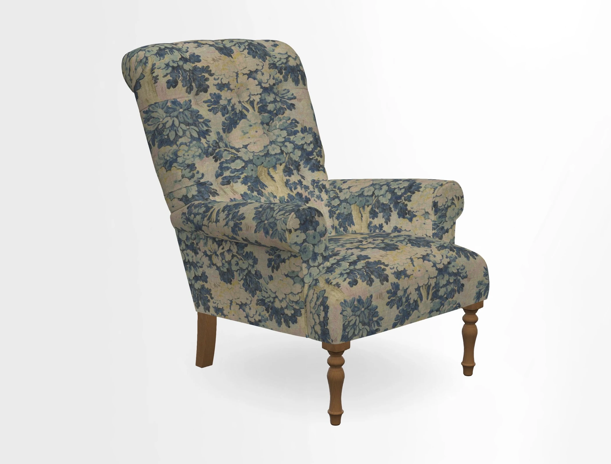 Chelsham Chair in Roxburgh Herringbone Paprika