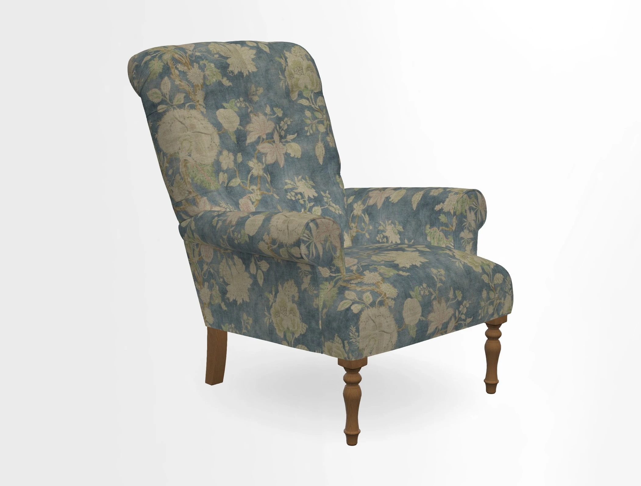 Chelsham Chair in Roxburgh Herringbone Paprika