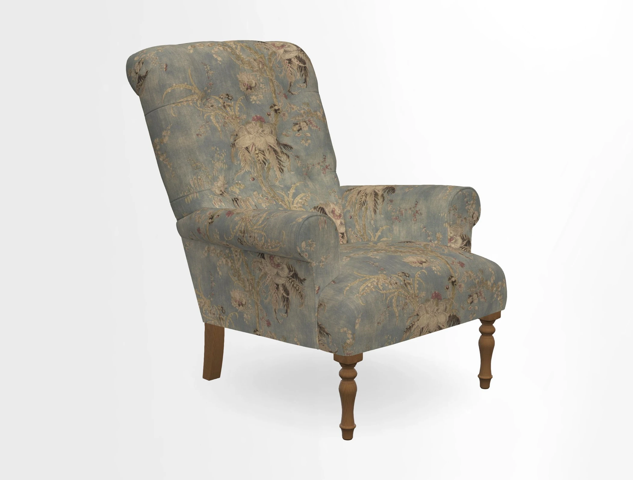 Chelsham Chair in Roxburgh Herringbone Paprika