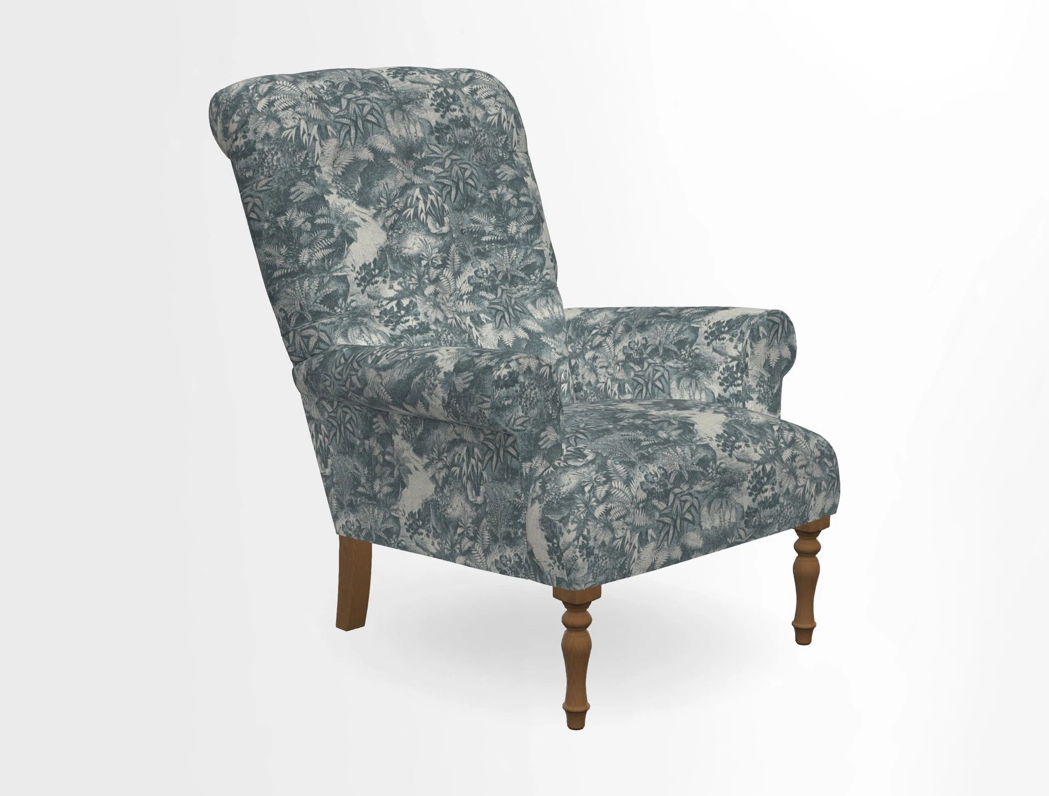 Chelsham Chair in Roxburgh Herringbone Paprika