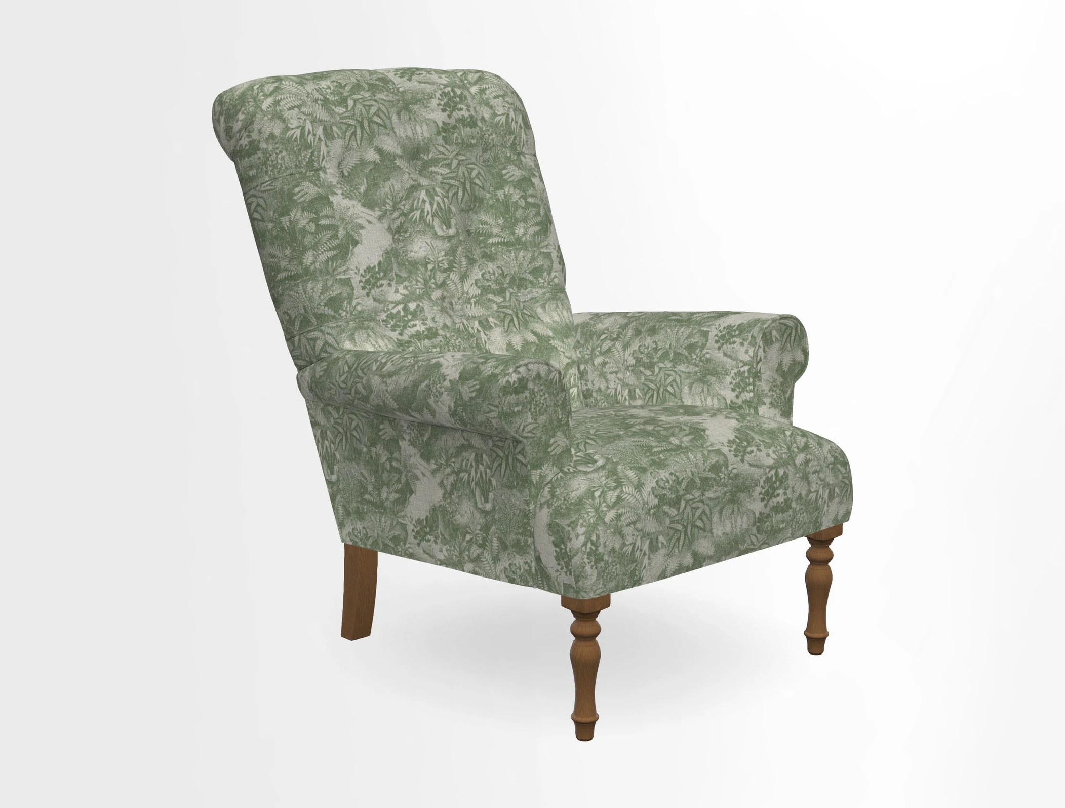 Chelsham Chair in Roxburgh Herringbone Paprika