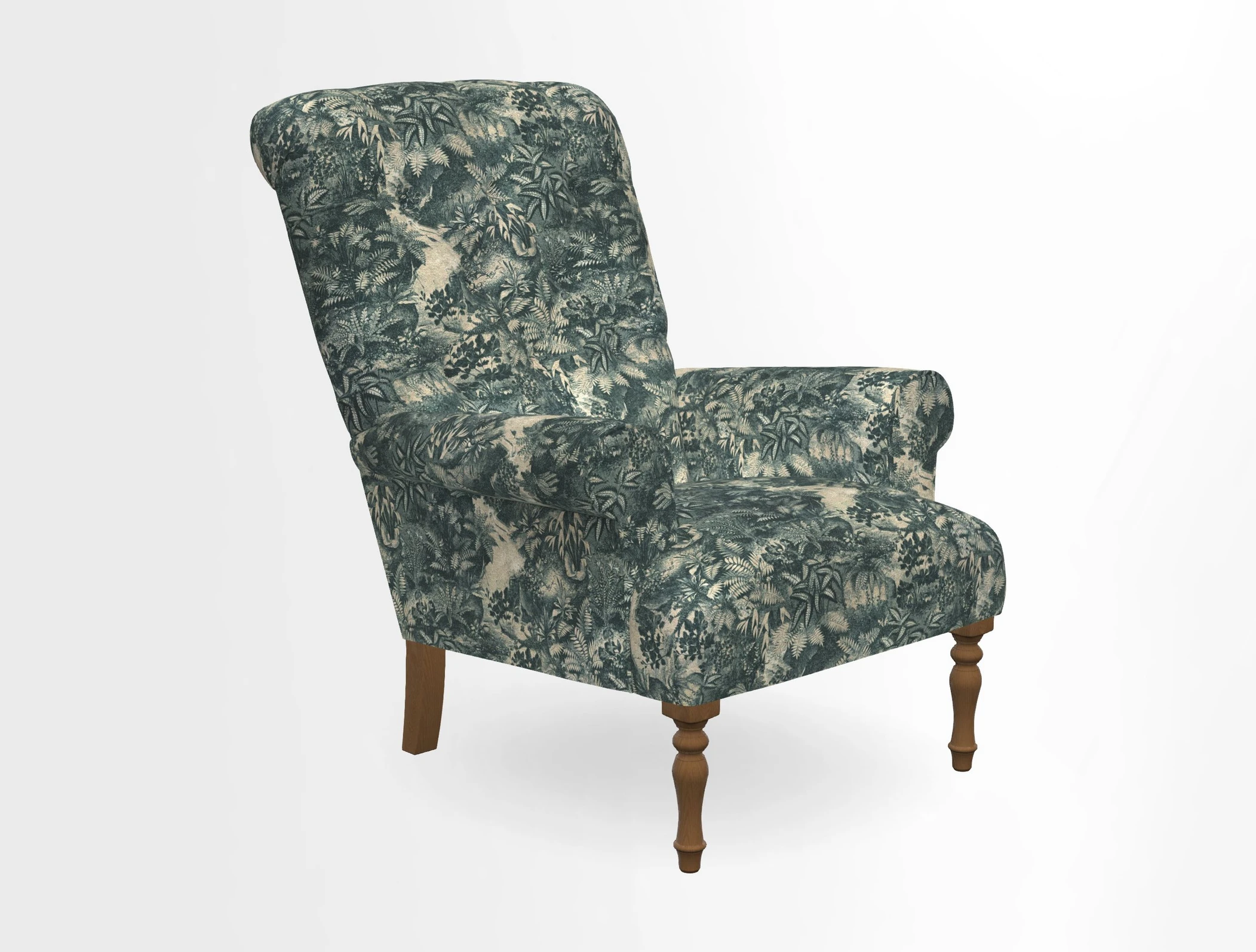 Chelsham Chair in Roxburgh Herringbone Paprika