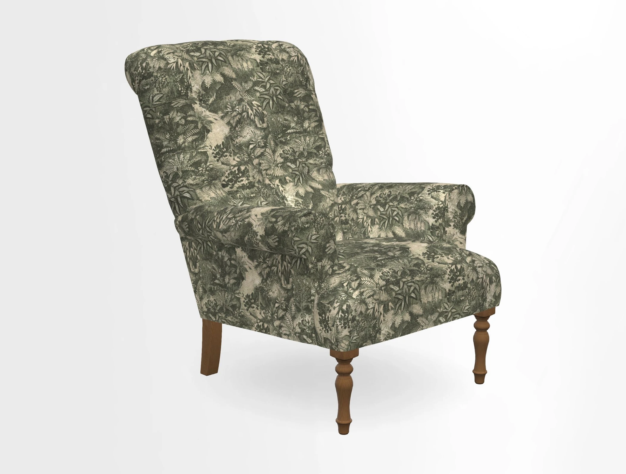 Chelsham Chair in Roxburgh Herringbone Paprika