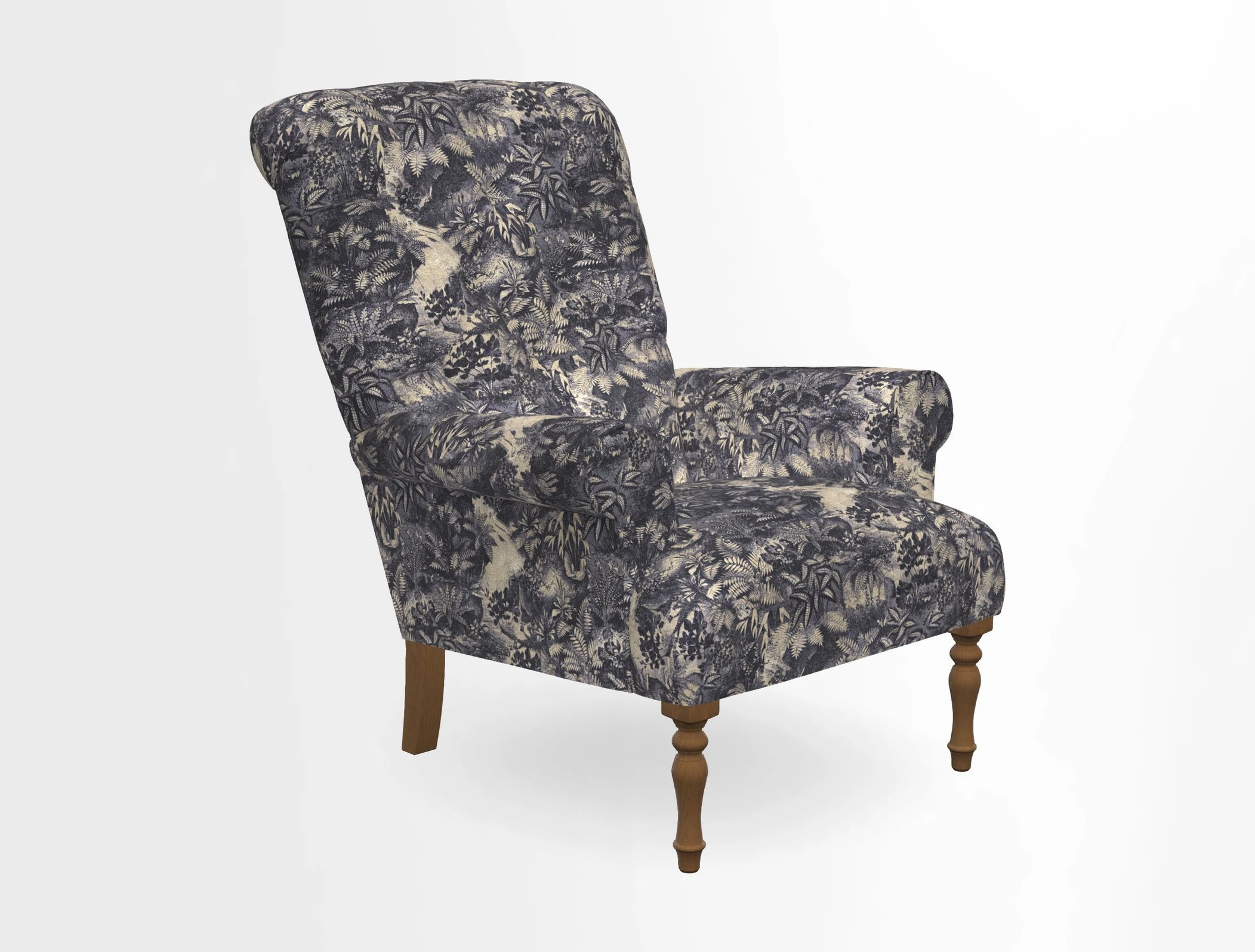 Chelsham Chair in Roxburgh Herringbone Paprika
