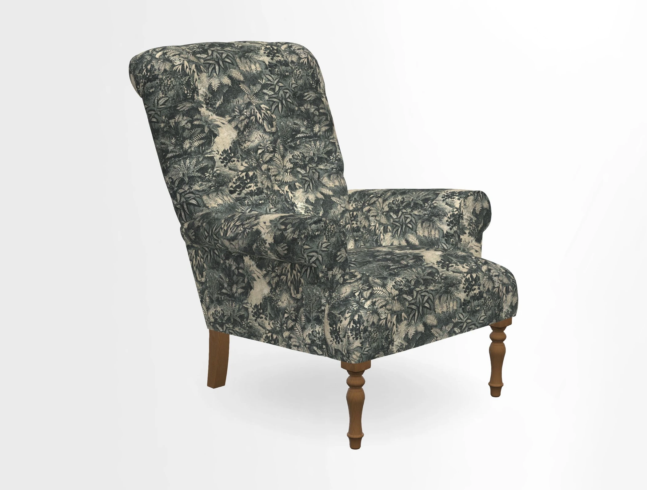 Chelsham Chair in Roxburgh Herringbone Paprika