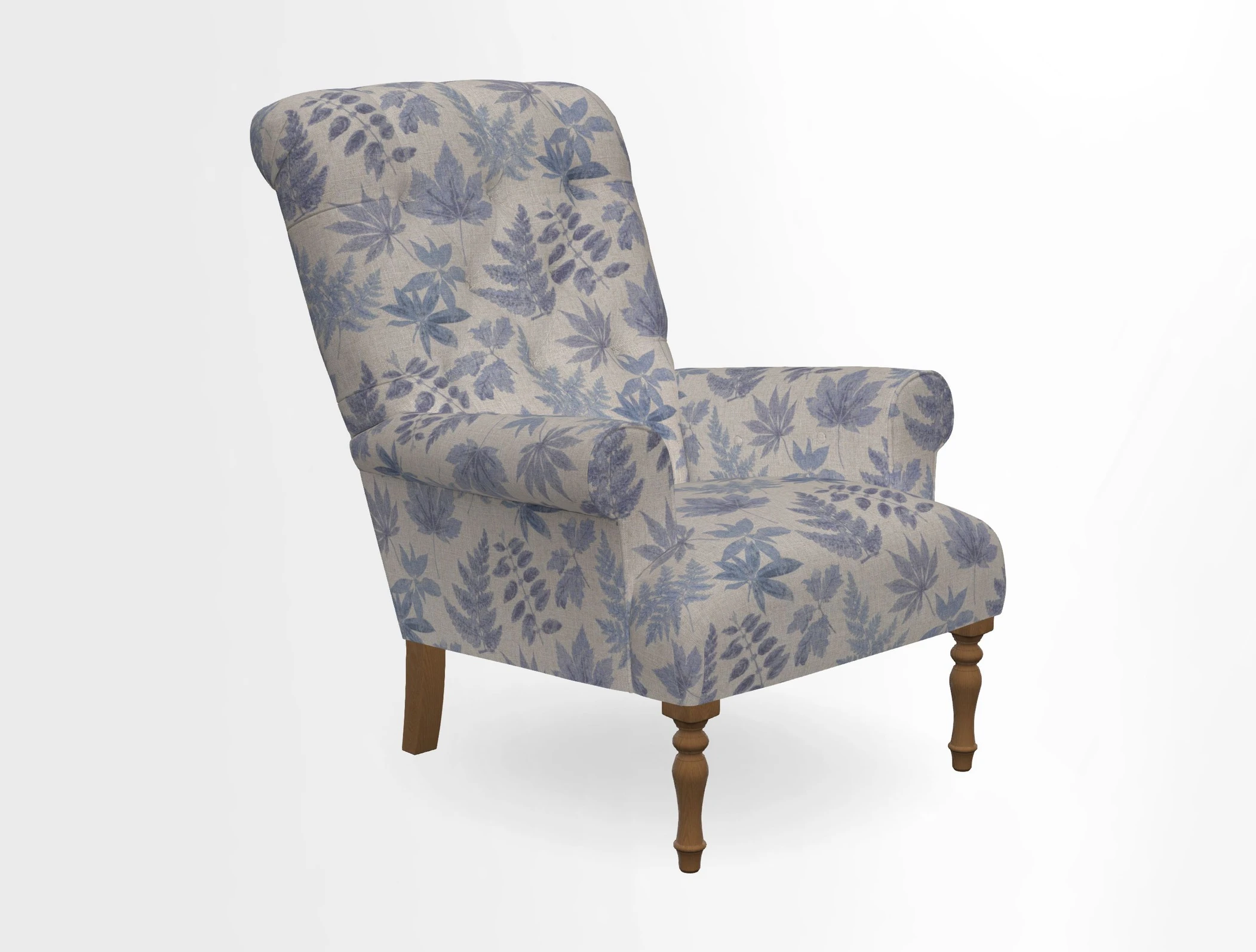 Chelsham Chair in Roxburgh Herringbone Paprika