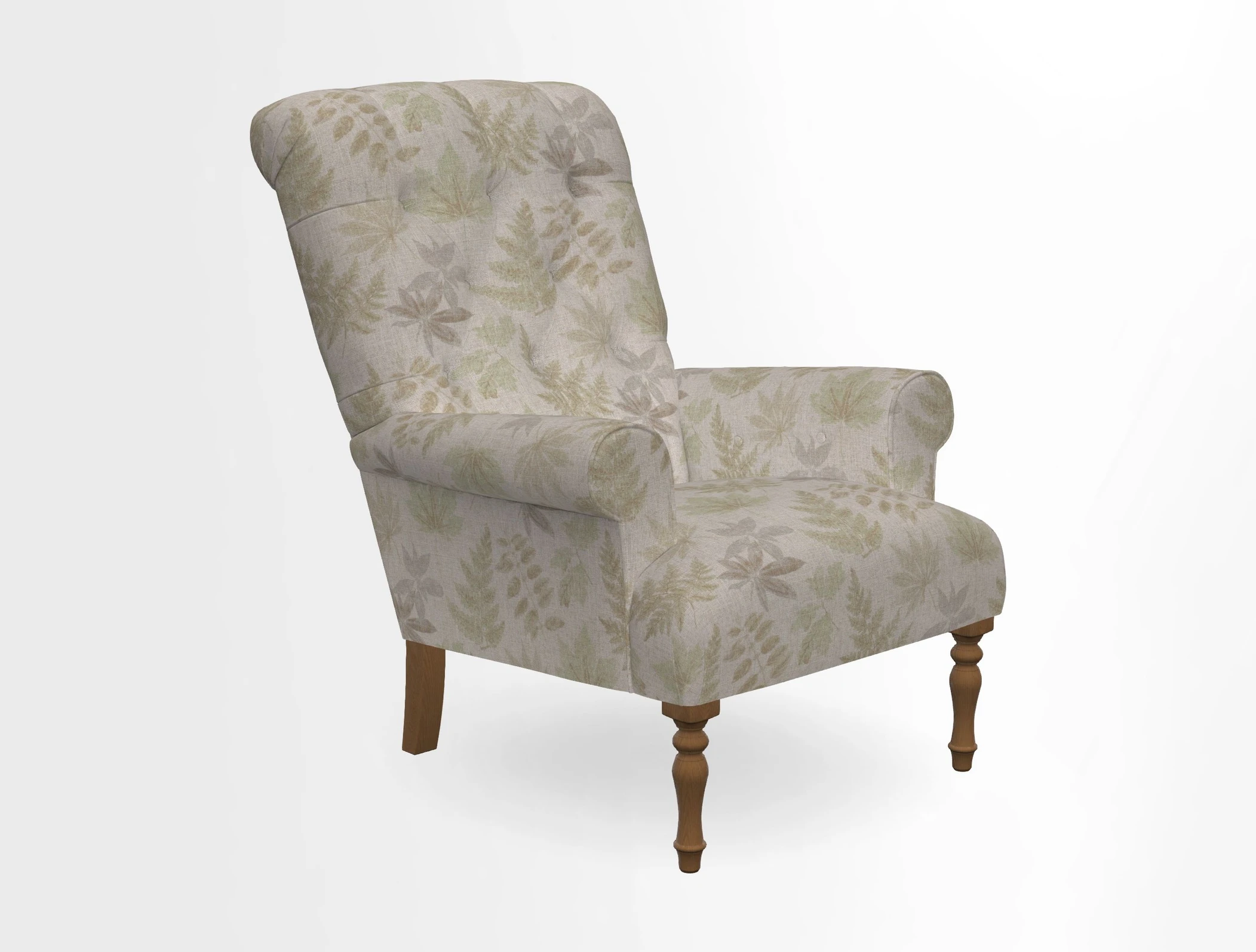 Chelsham Chair in Roxburgh Herringbone Paprika